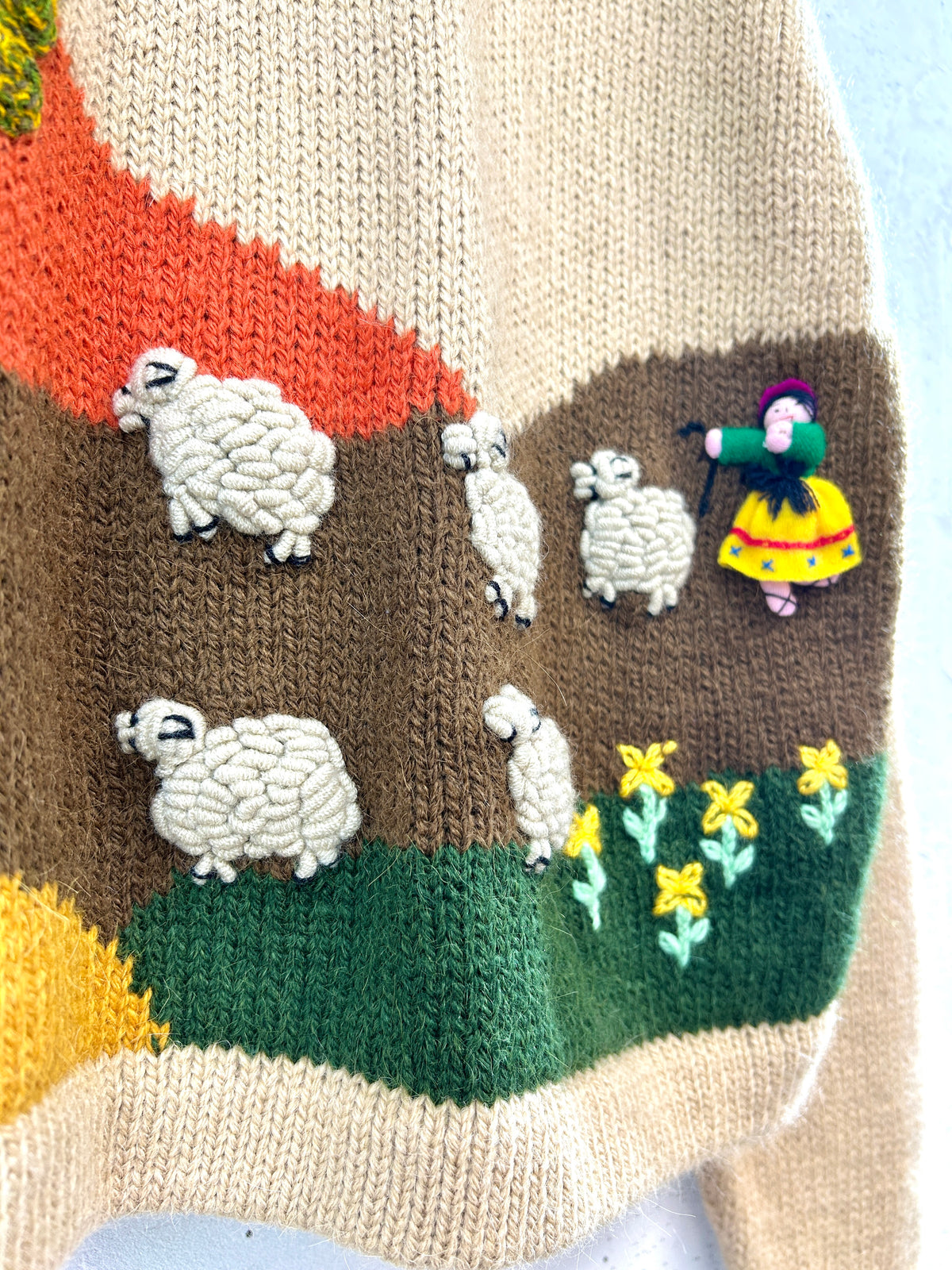 Vintage Knit Cardigan 〜MADE IN PERU〜 [I33919]