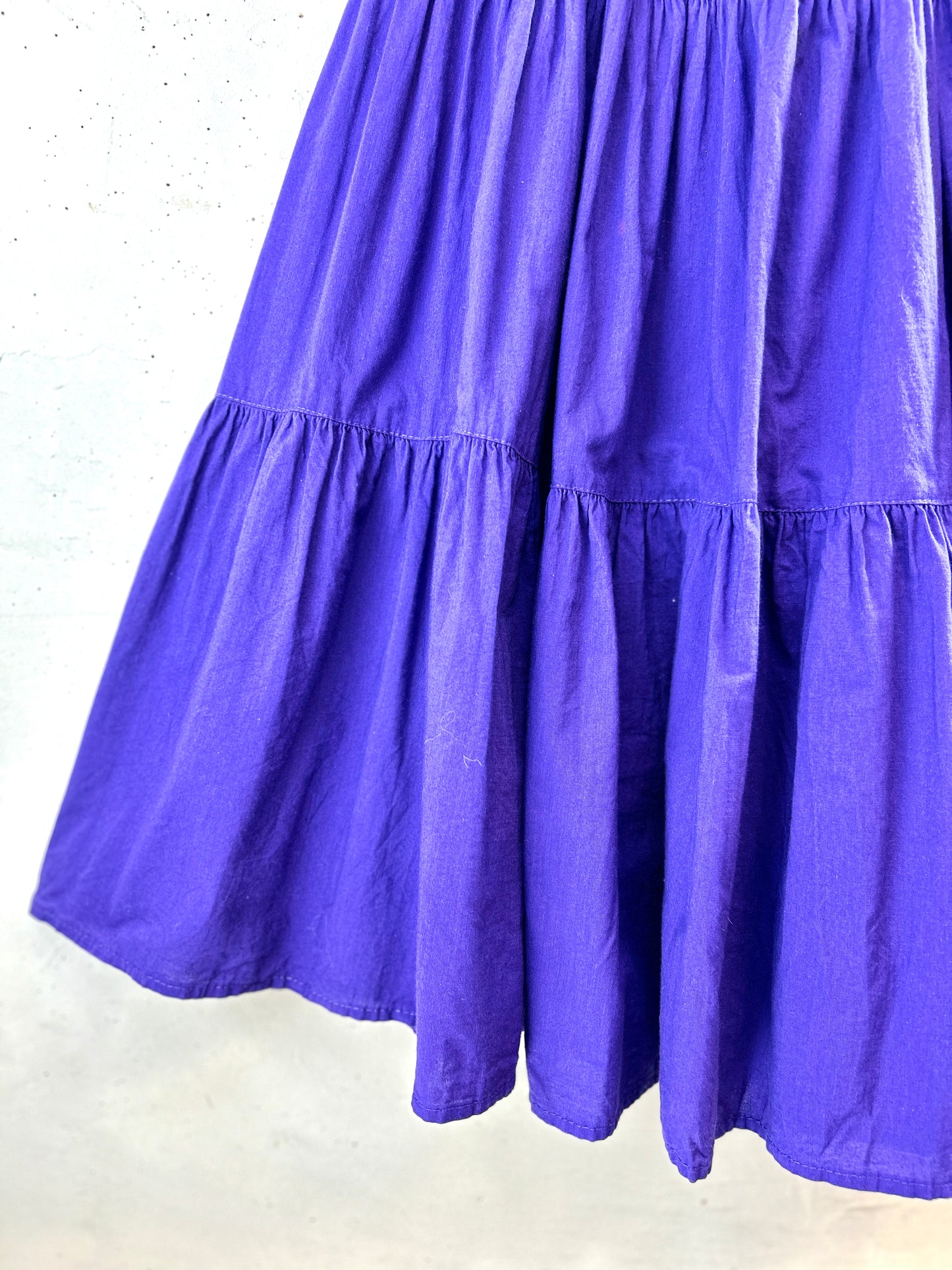 Vintage Tiered Skirt MADE IN PARK CITY UT [H30844]