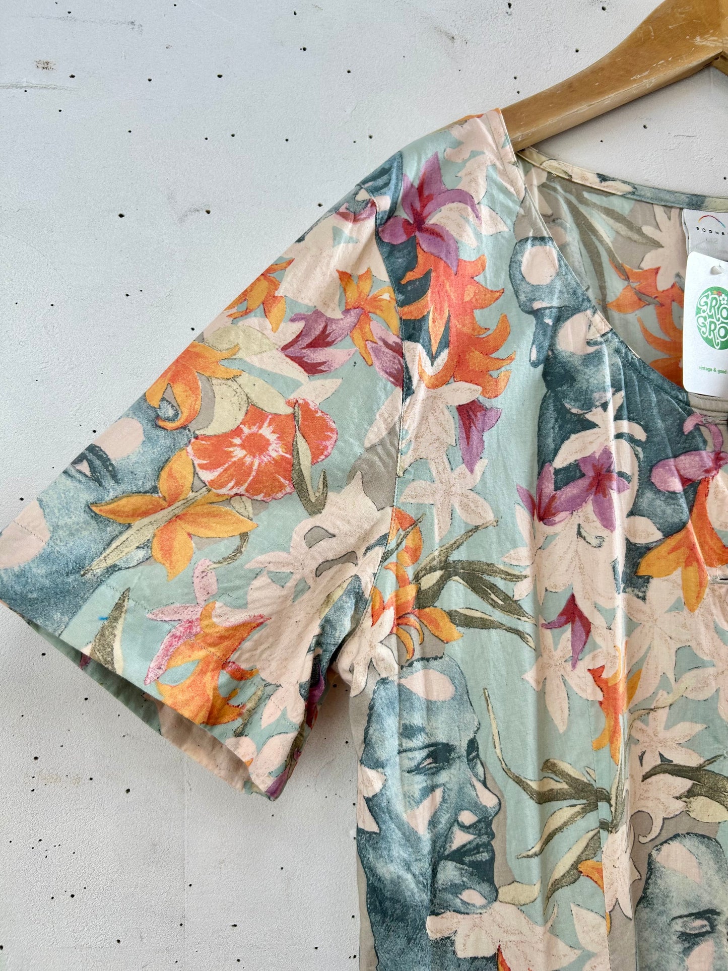 Vintage Cotton Dress MADE IN GERMANY [F30549]