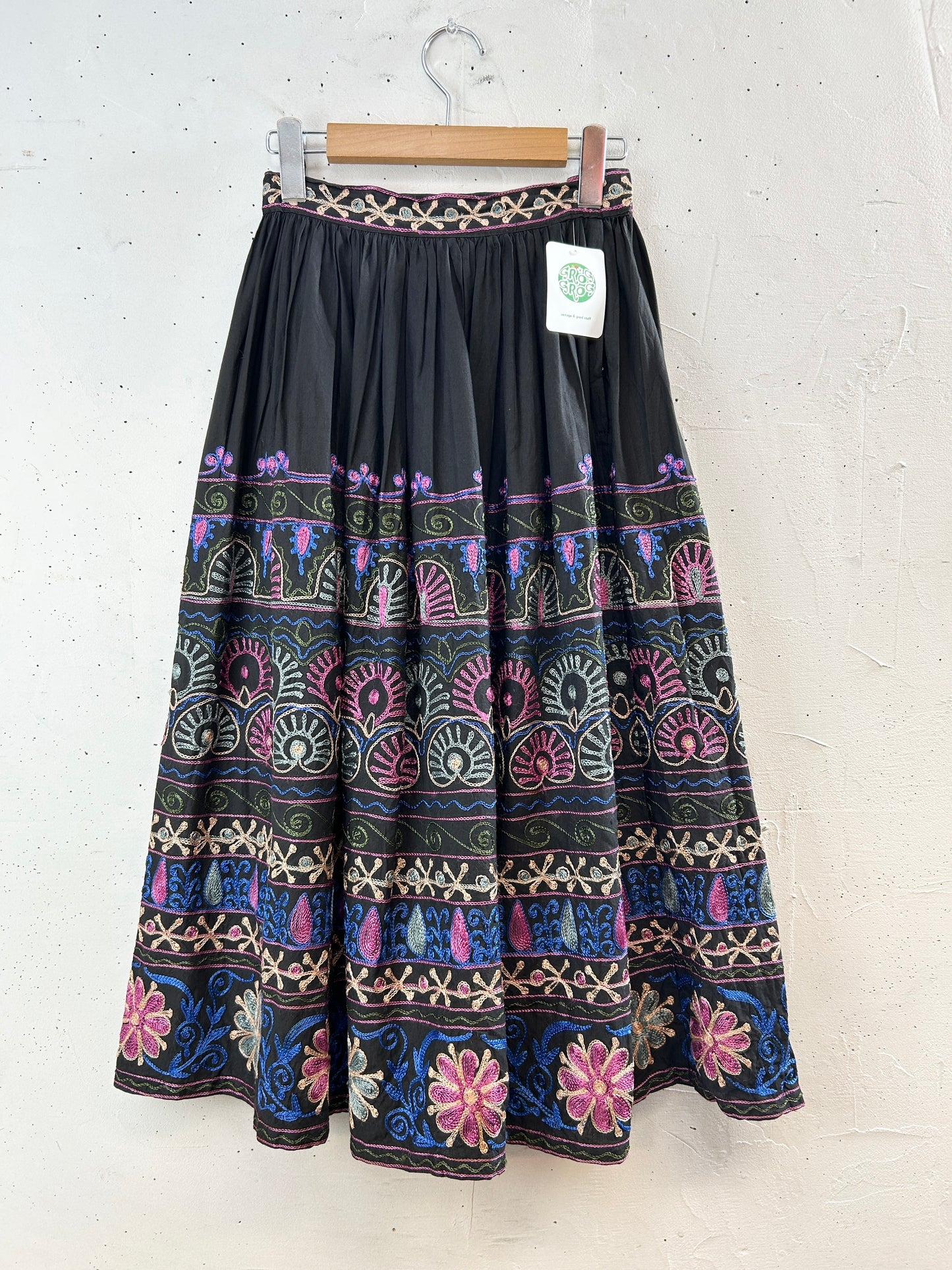 Vintage Flower Stitche Skirt [I30167]