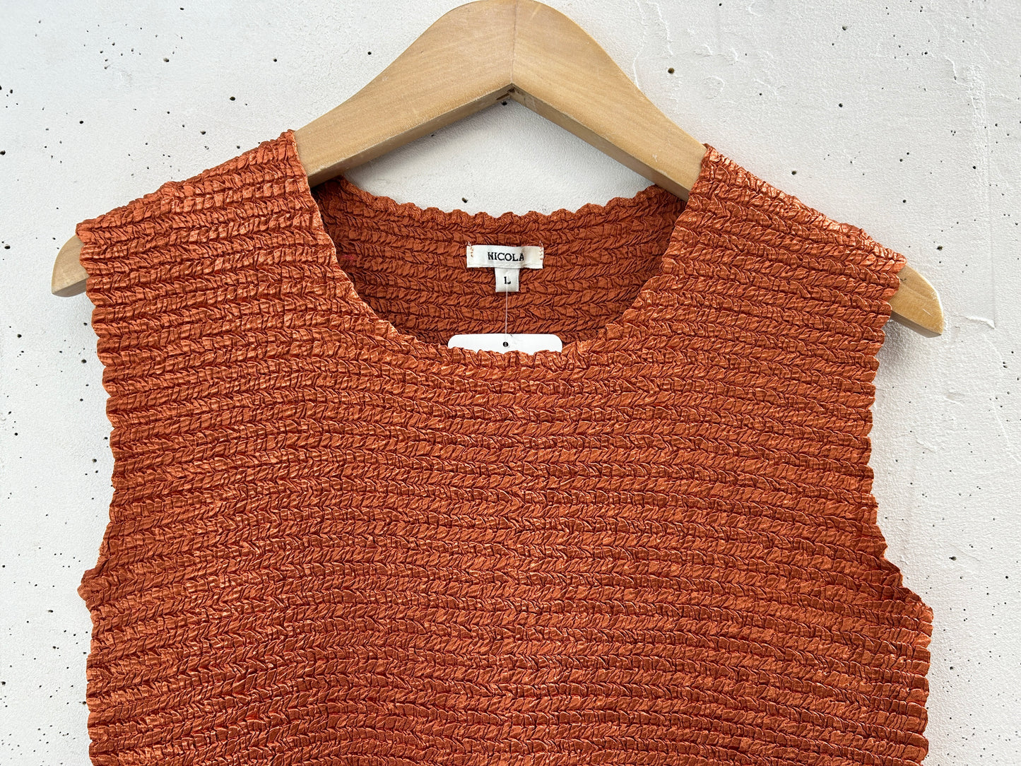 Vintage Pleats Tops [G33060]