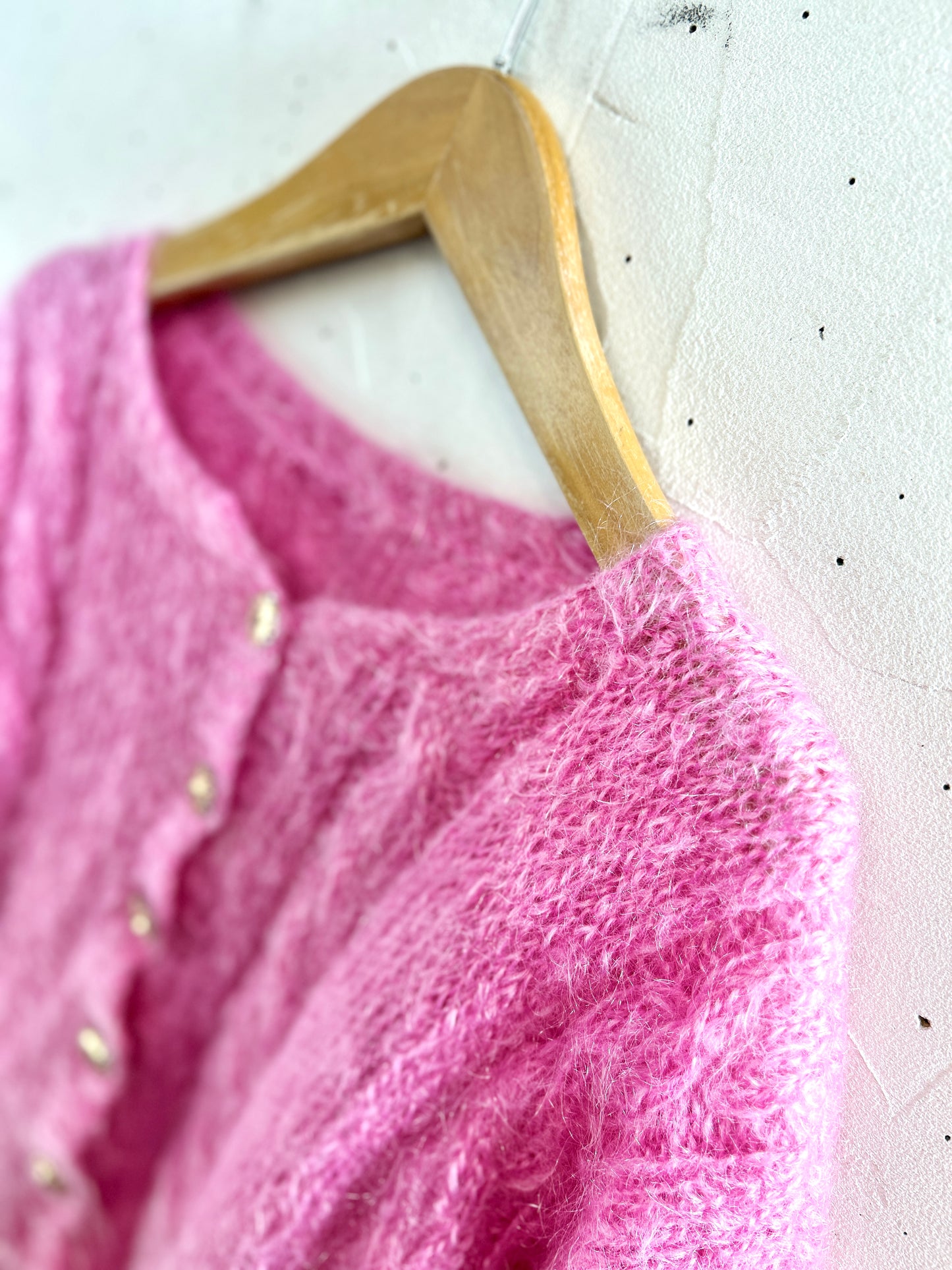 Vintage Mohair Knit Cardigan [K30739]