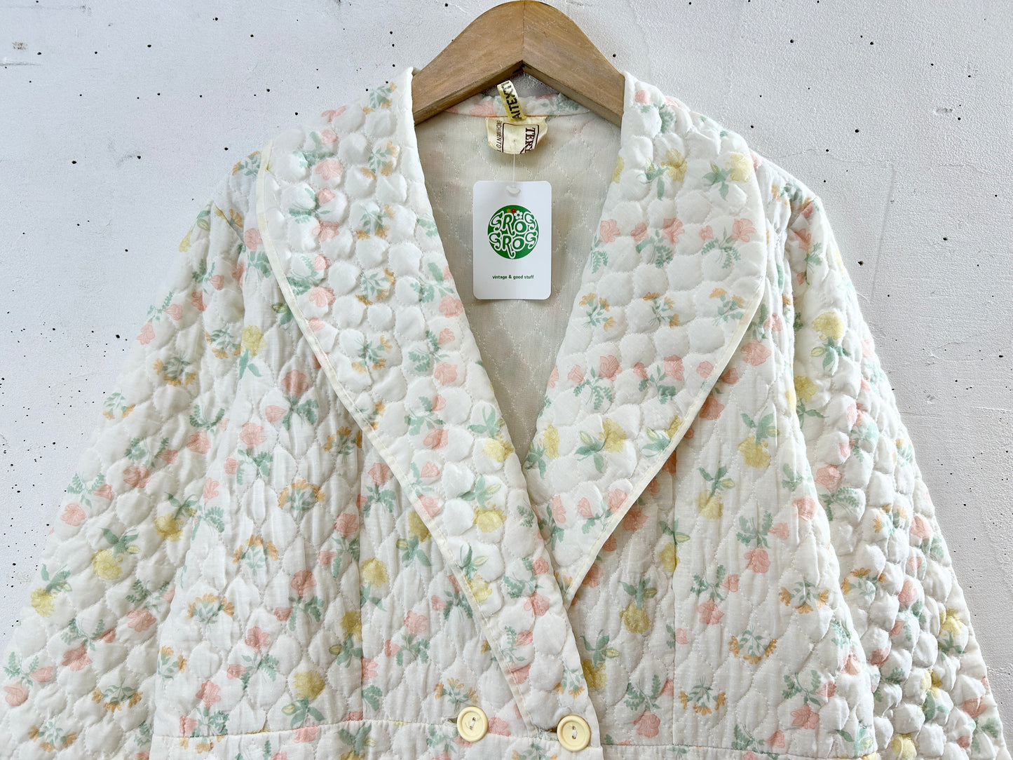 ’70s Vintage Quilting Gown [I30306]