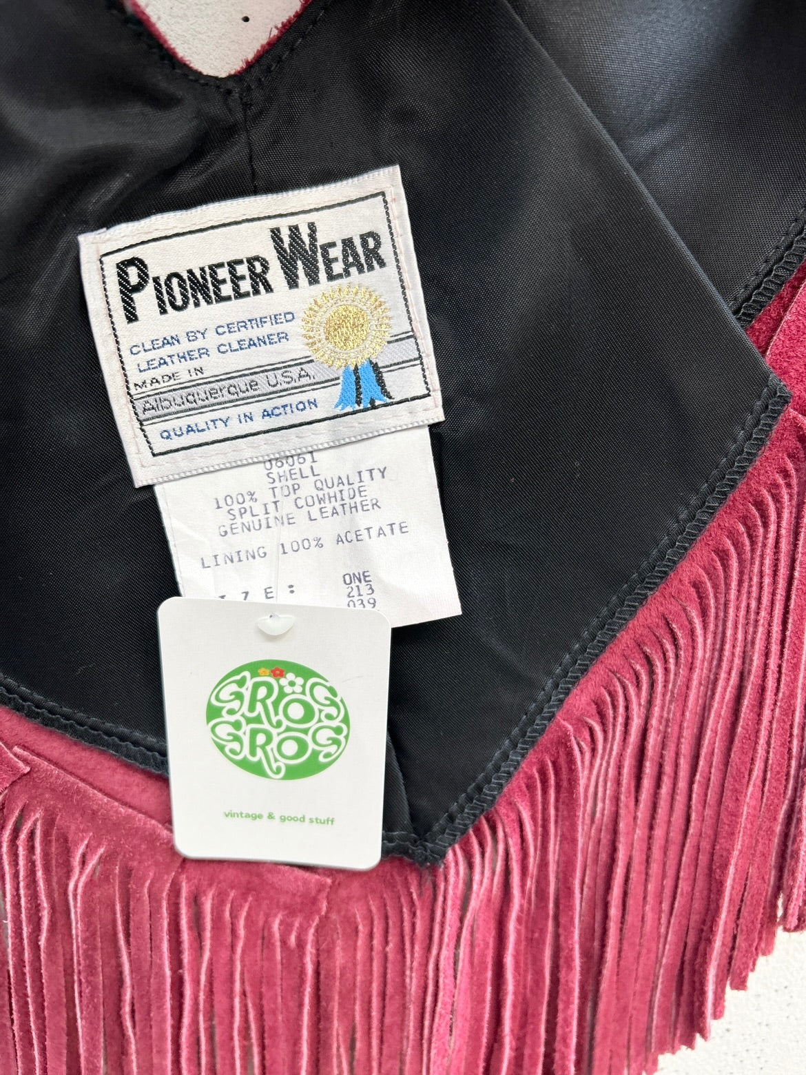 Vintage Leather Detachable Collar 〜Pioneer Wear〜 [C31983]
