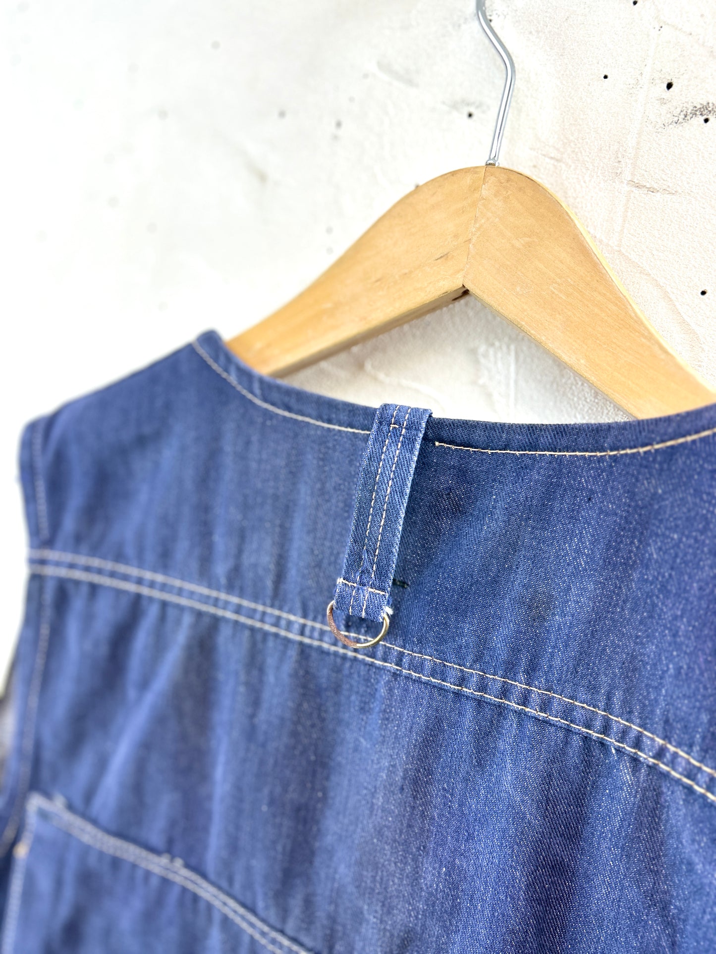 Vintage Denim Fishing Vest [K30742]