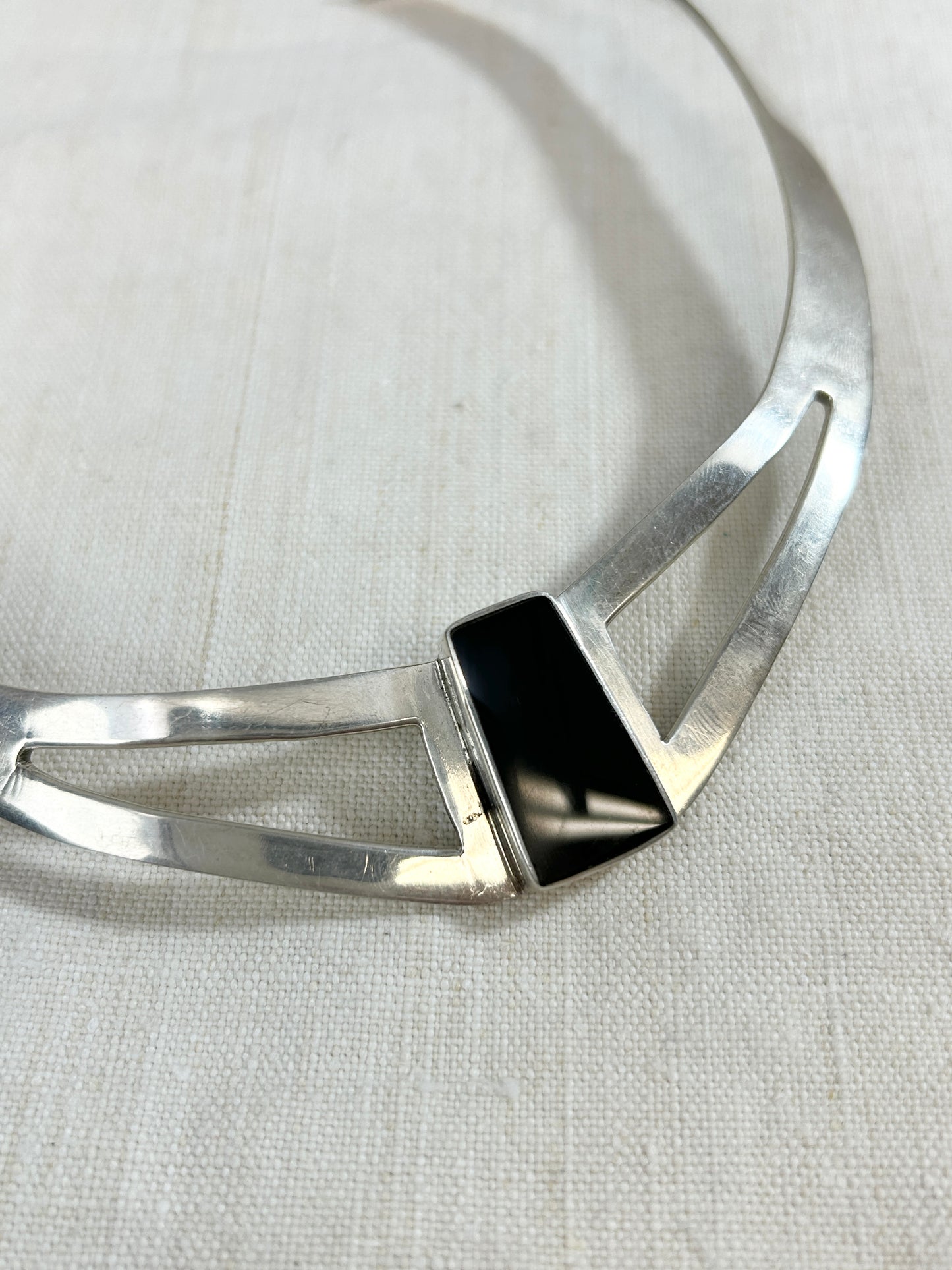 Vintage 925Silver Choker MADE IN MEXICO [I30220]