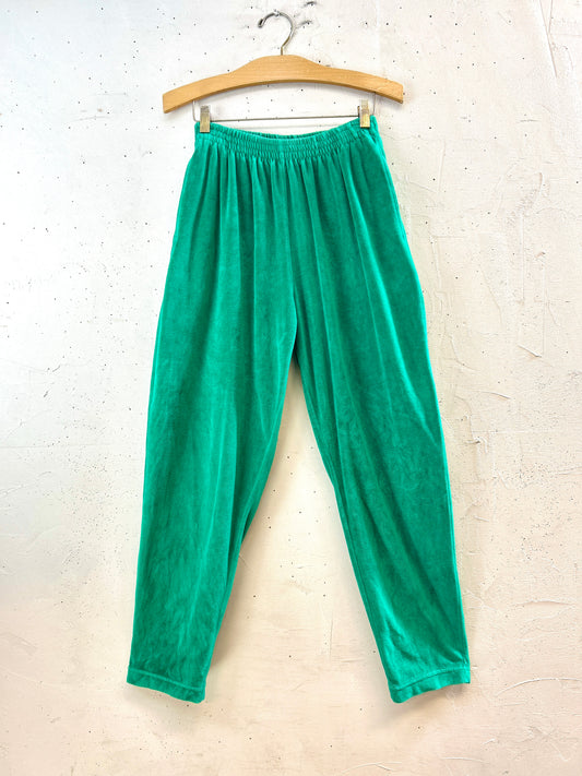 Vintage Velours Pants 〜Lis sport〜  [J30587]
