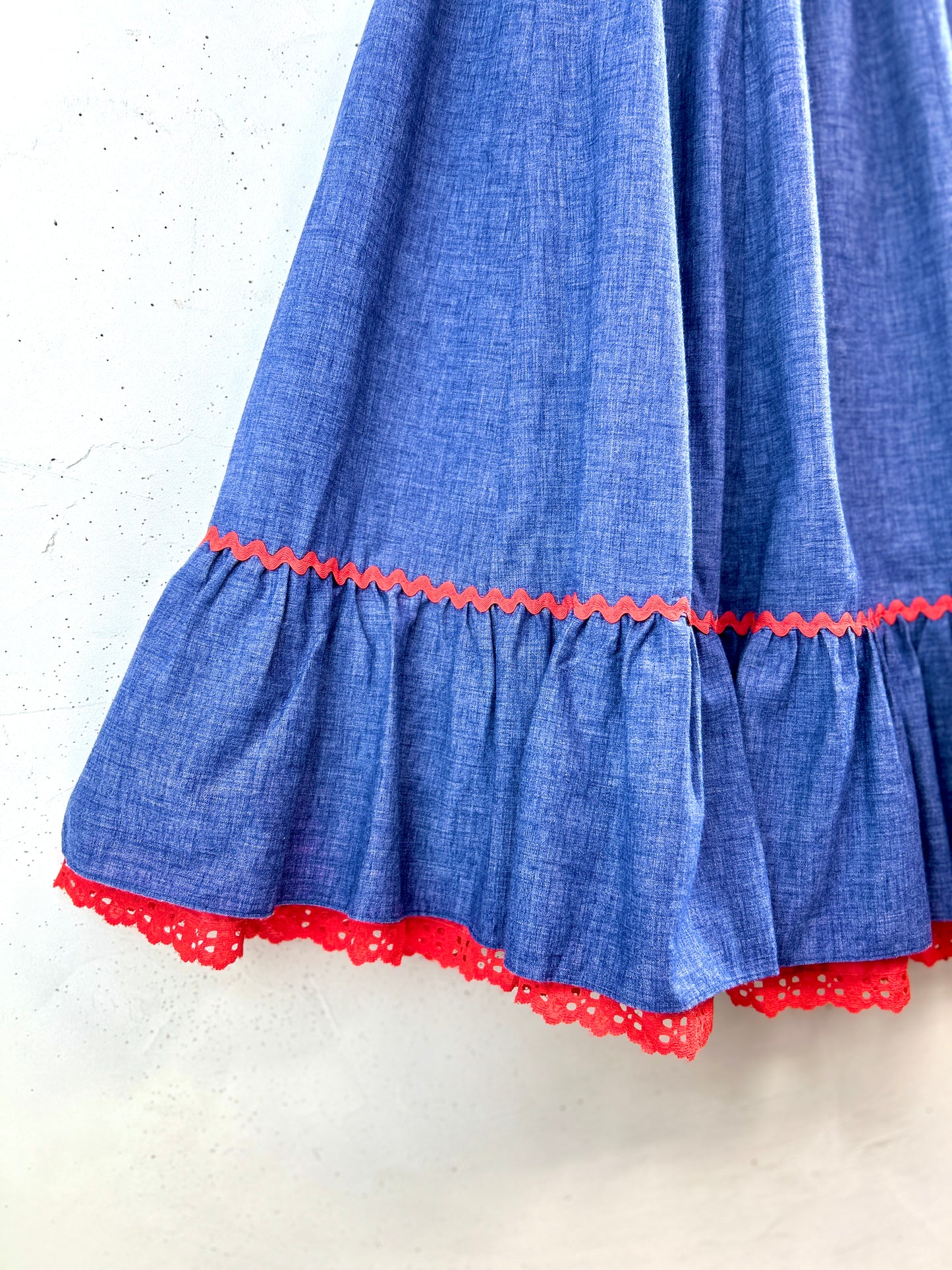 ’70s Vintage Skirt 〜carefree fashions〜 [B31622]