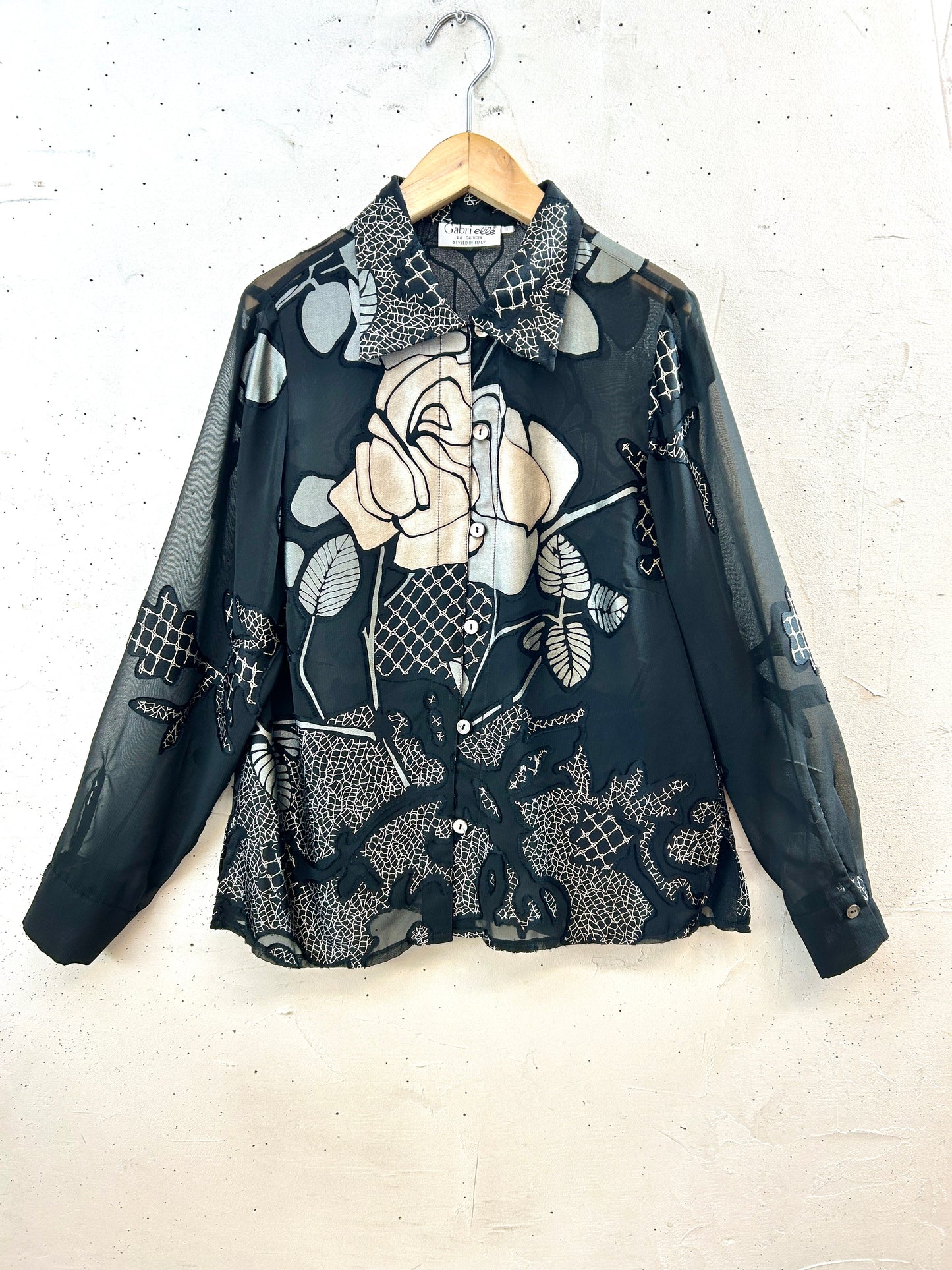 Vintage Sheer Blouse [I30369]