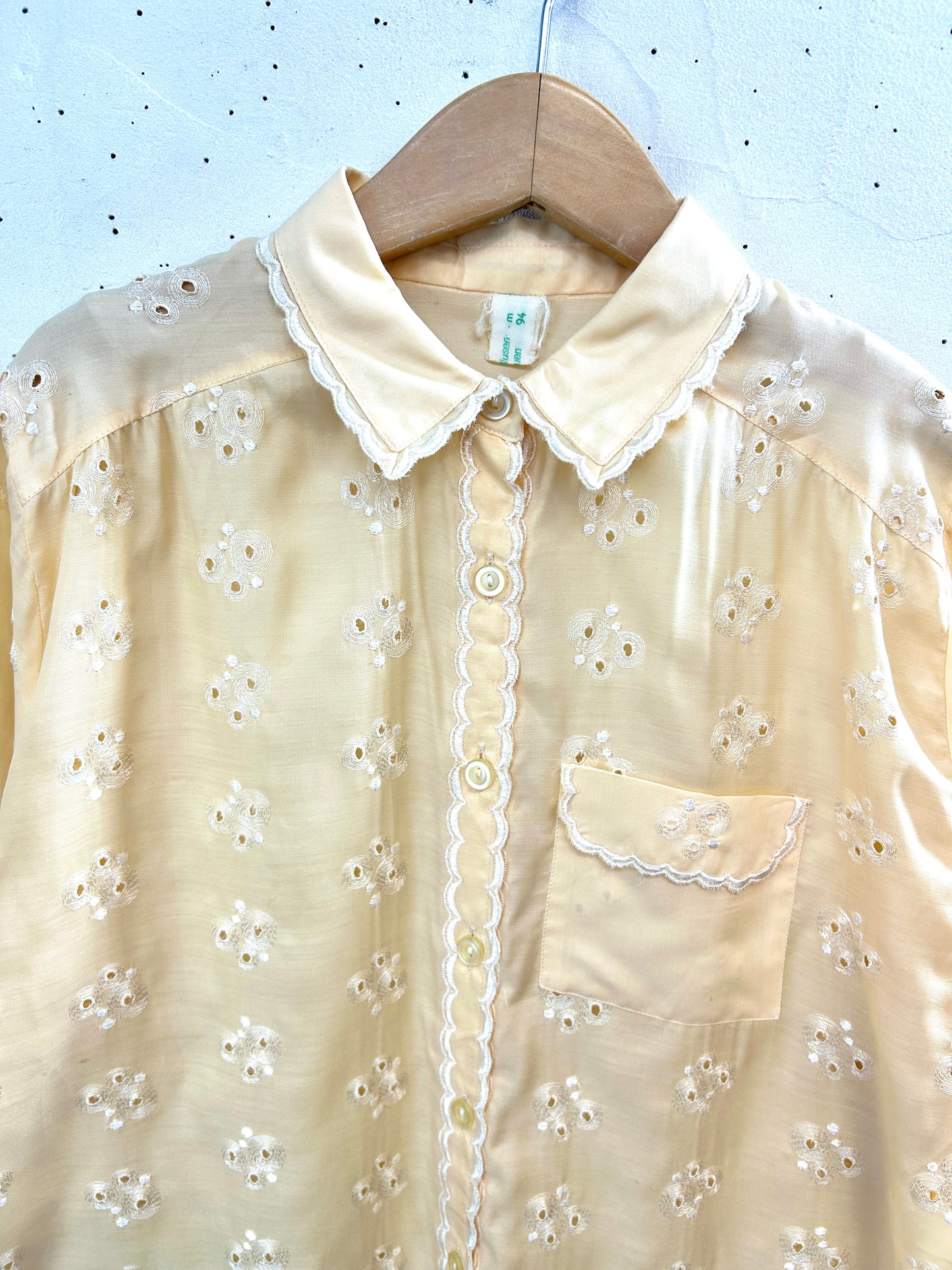Vintage Cutwork Blouse [E32486]