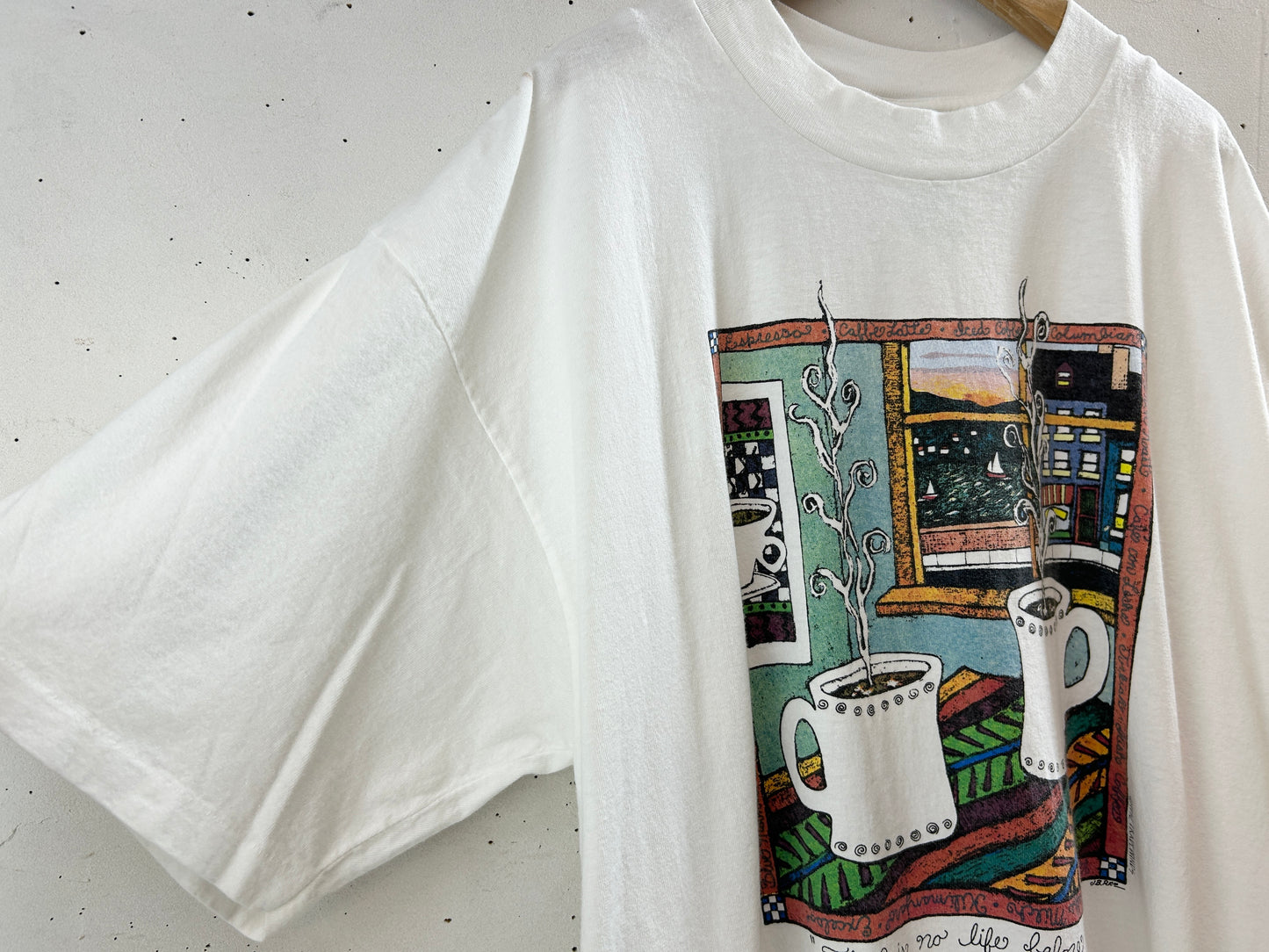 Vintage T SHIRT Coffe [H30797]