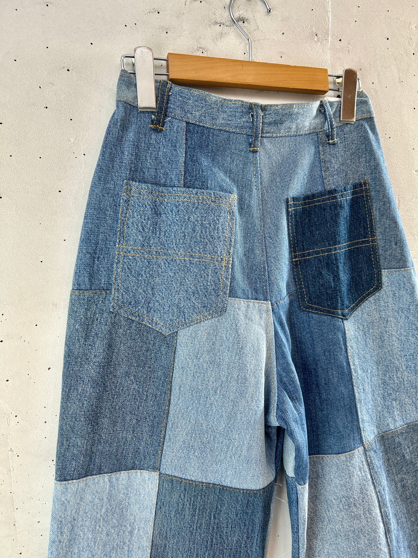 Vintage Patchwork Denim Pants [L30947]
