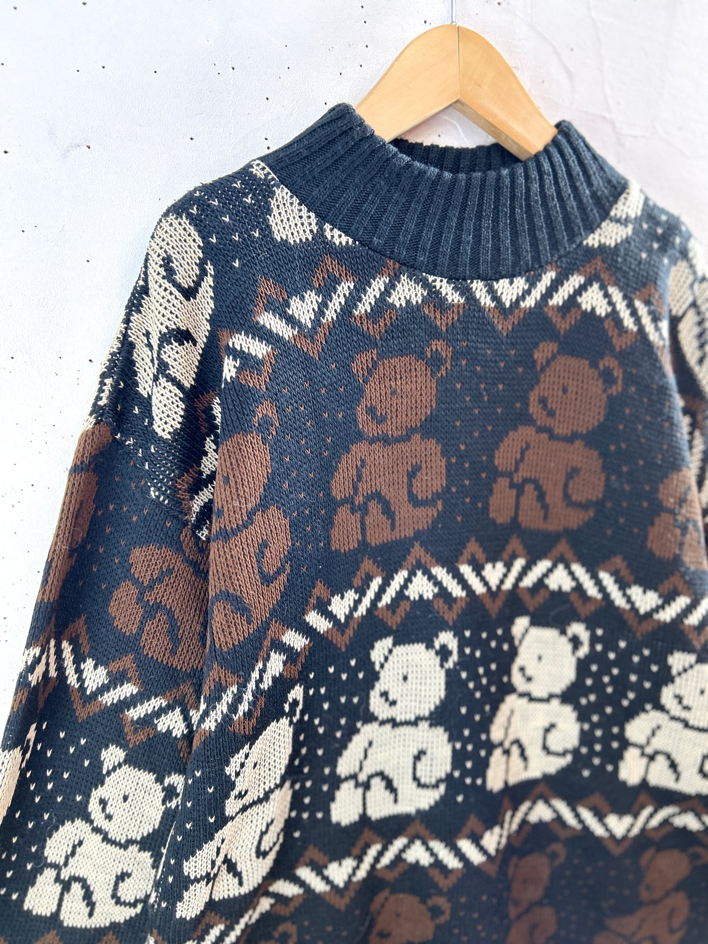 Vintage Fancy Knit Sweater 〜SEPARATE ISSUE〜 Made in USA [K30834]