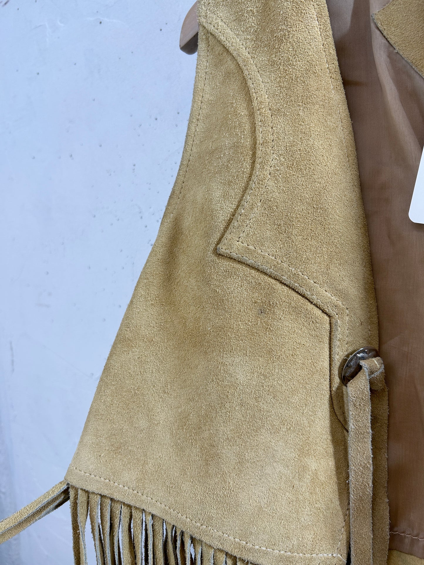 Vintage Leather Vest [H30919]