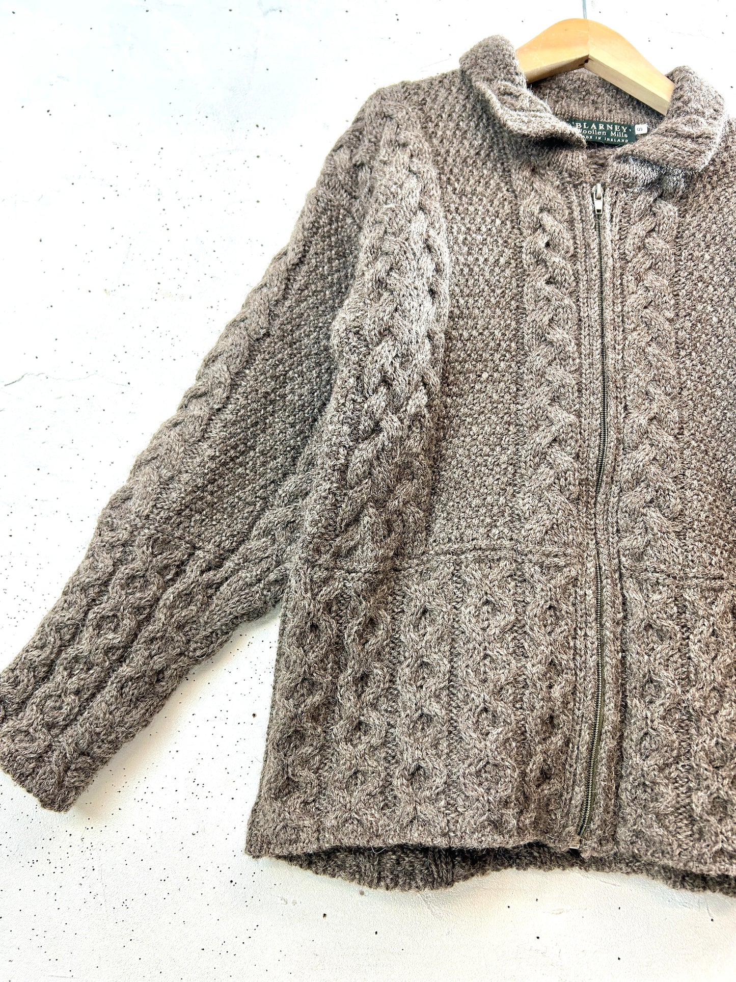 Vintage Knit Cardigan MADE IN IRELAND [K30885]