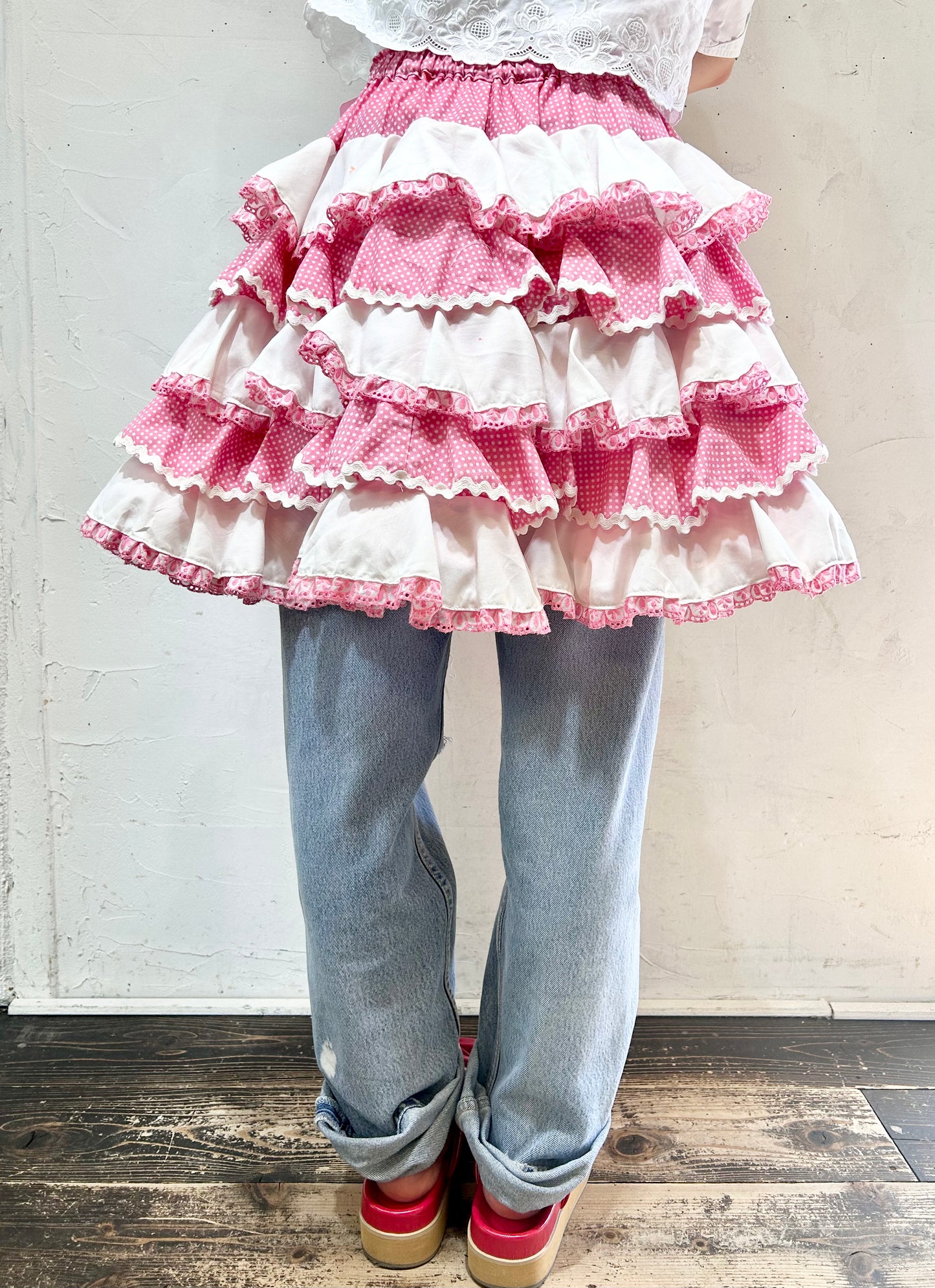 Vintage Tiered Skirt [H24693]