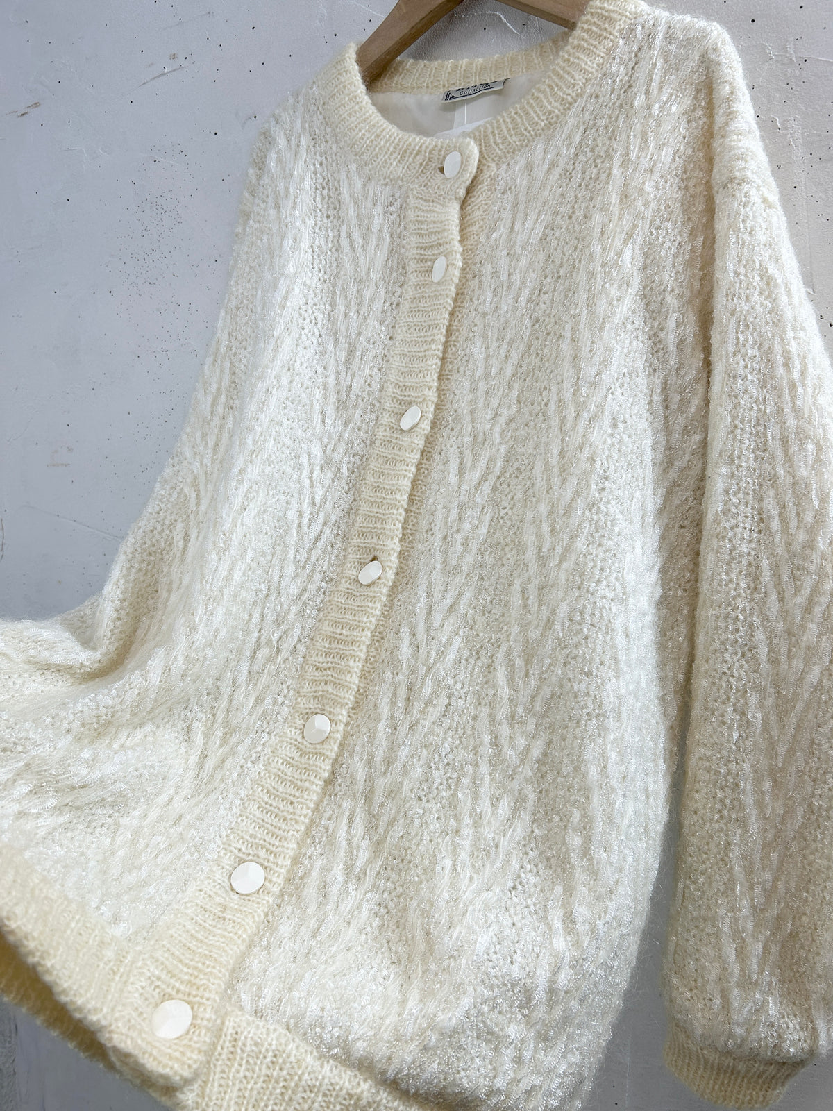 Vintage Mohair Knit Cardigan [J34171]