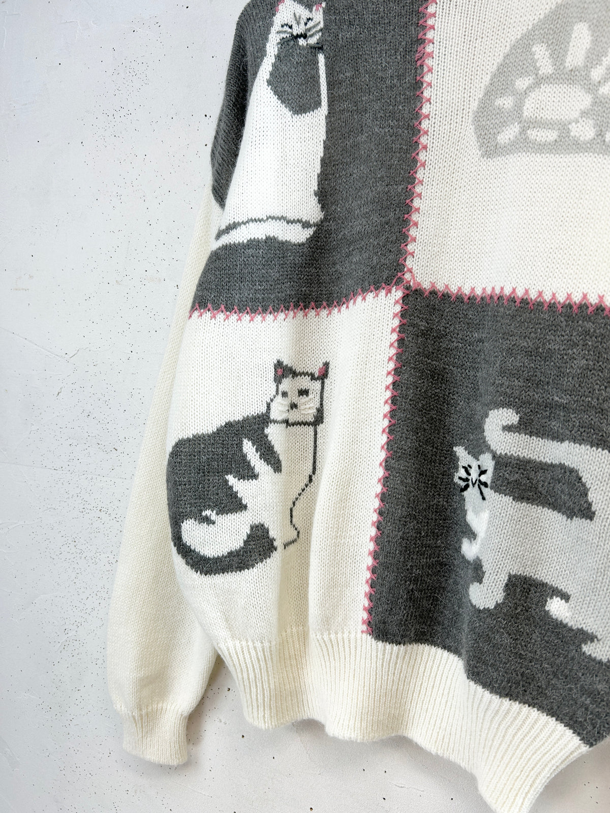Vintage Knit Sweater [J34222]