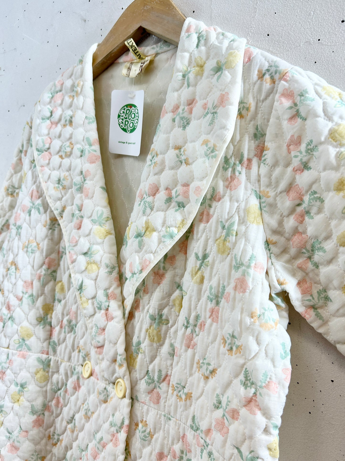 ’70s Vintage Quilting Gown [I30306]