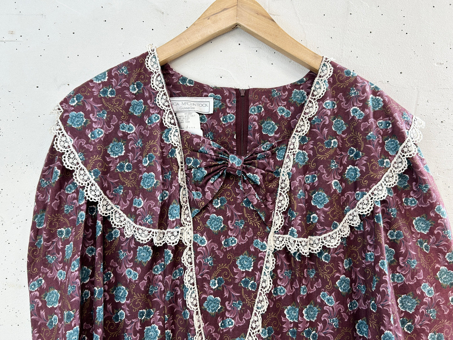 ’80s Vintage Dress〜GUNNE SAX by JESSICA McCLINTOCK〜[F32579]