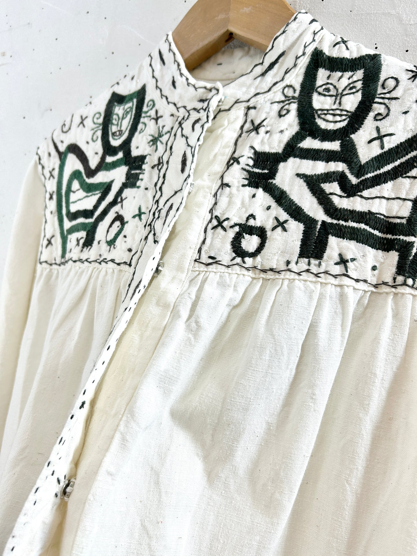 '70sVintage Embroidery Shirt HECHO EN MEXICO [H30903]