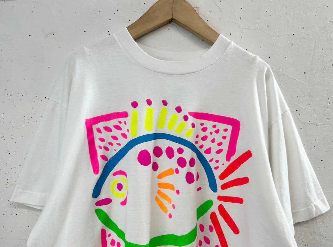 Vintage T Shirt 〜Funny dot CRAZY〜 [E32303]