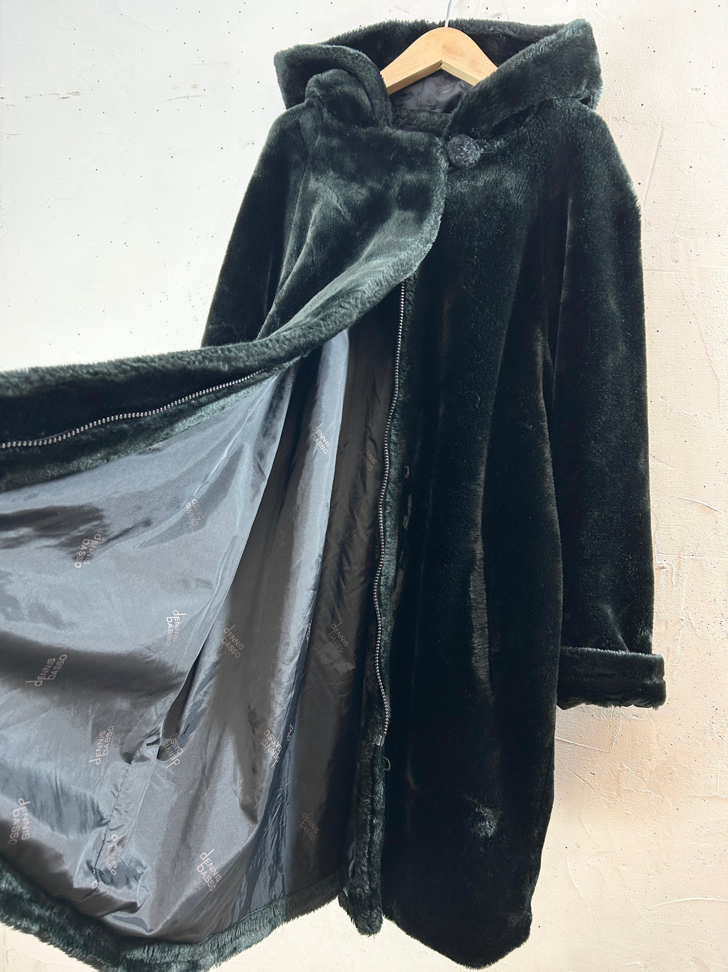 Vintage Eco Fur Coat [J30662]
