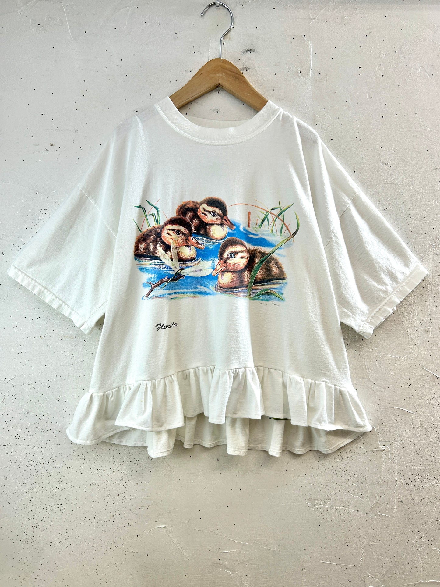 Vintage T Shirt 〜Funny dot CRAZY〜 [F32685]