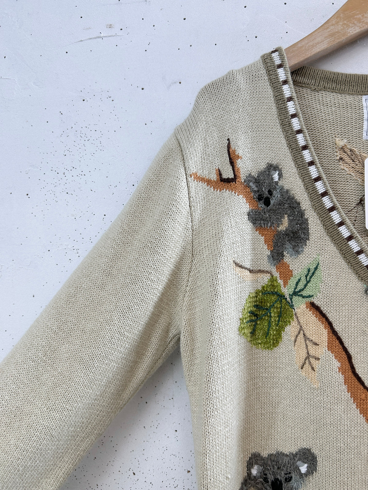 Vintage Cotton Knit Cardigan 〜Story Book Knits〜 [J34328]