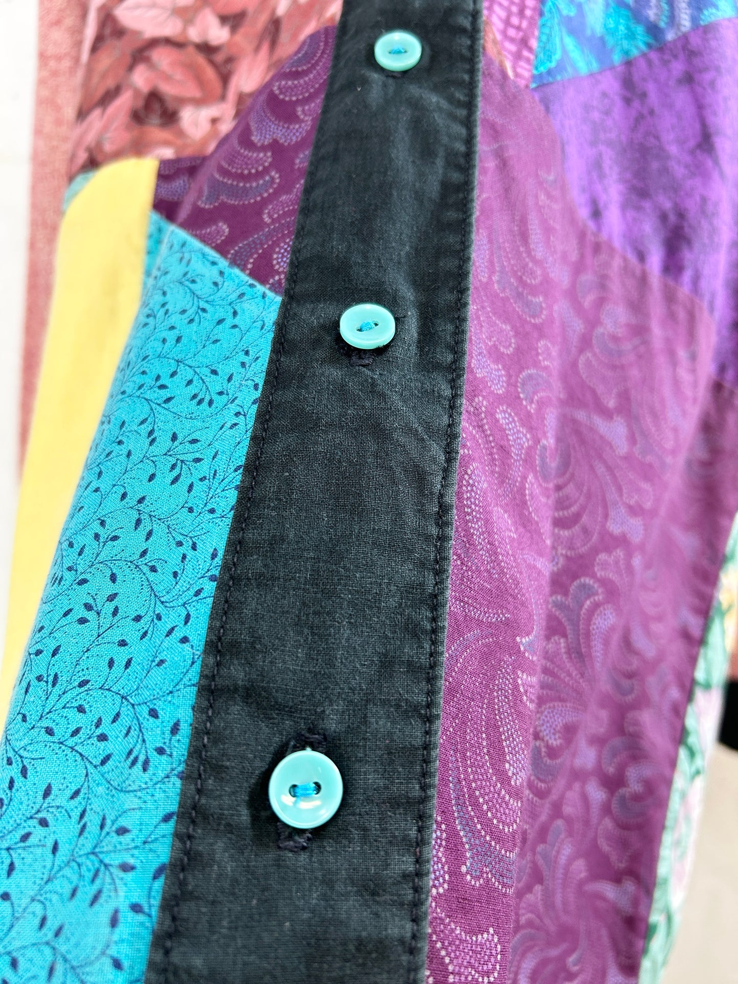 Vintage Patchwork Shirt [I30151]