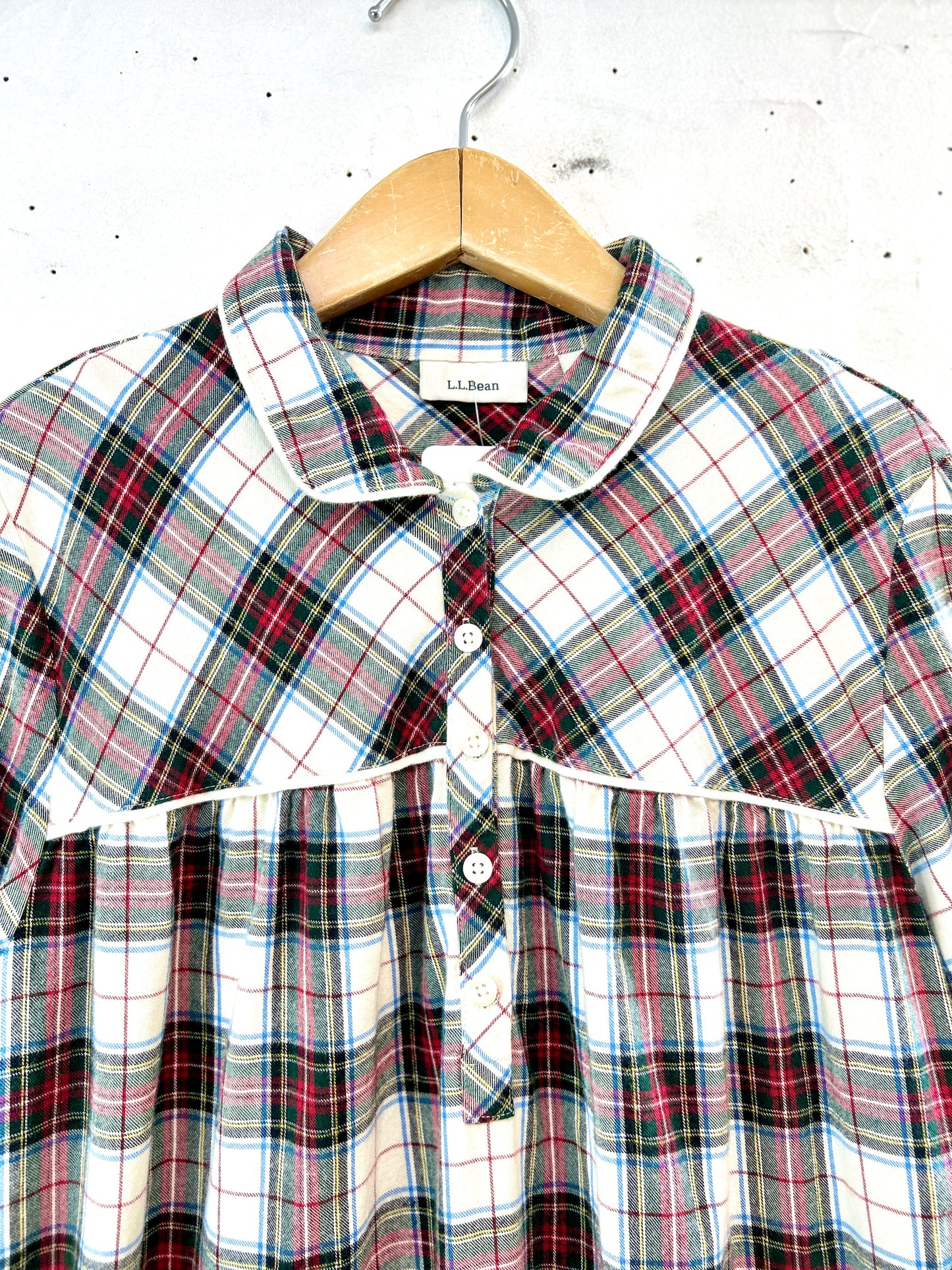 Vintage Plaid Dress 〜L.L.Bean〜 [B31624]