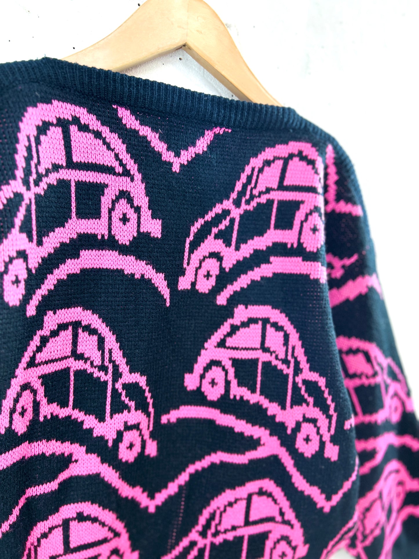 Vintage Fancy Knit Sweater  [L31086]