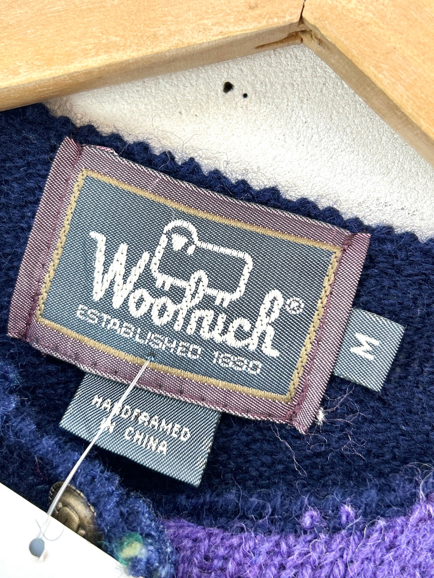 Vintage Knit Cardigan 〜Woolrich〜 [J30617]