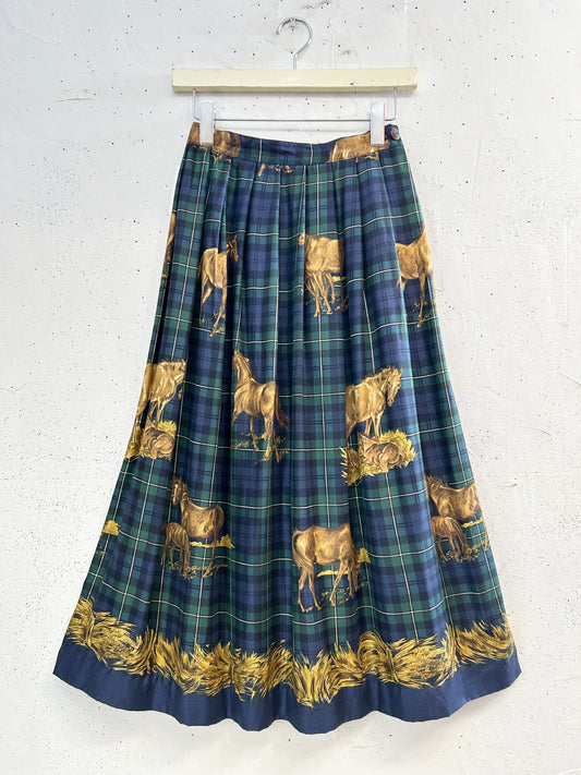 Vintage Pleated Skirt 〜Susan Bristol〜 [J34283]