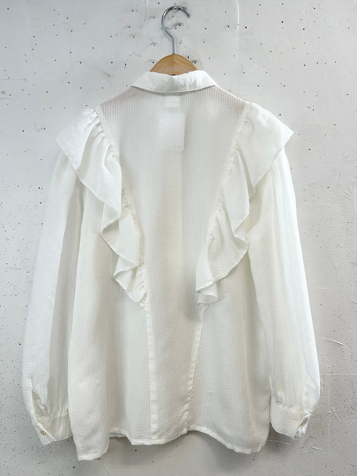 Vintage Ruffle Blouse [A31358]