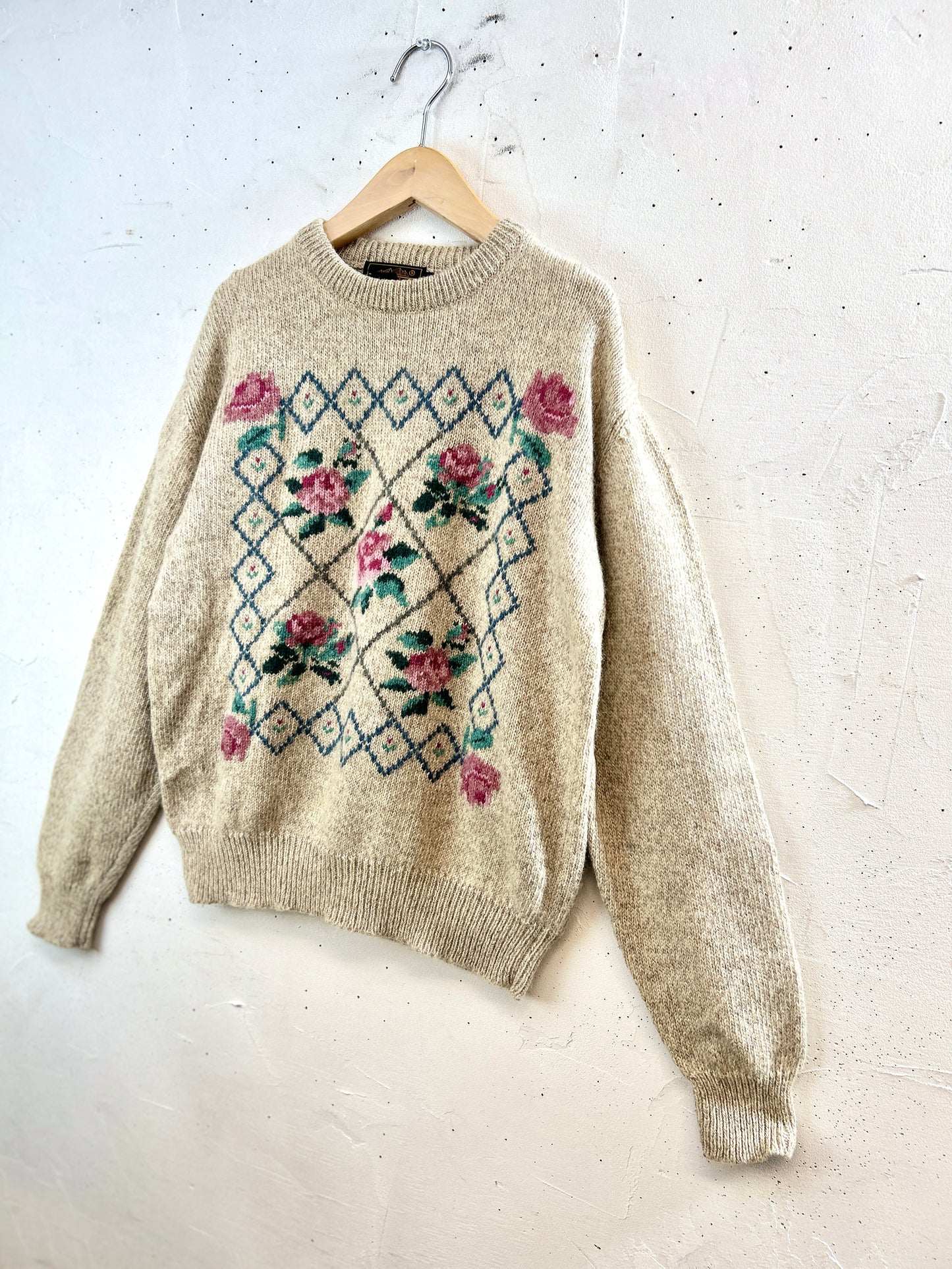 Vintage Knit Sweater  [J30621]