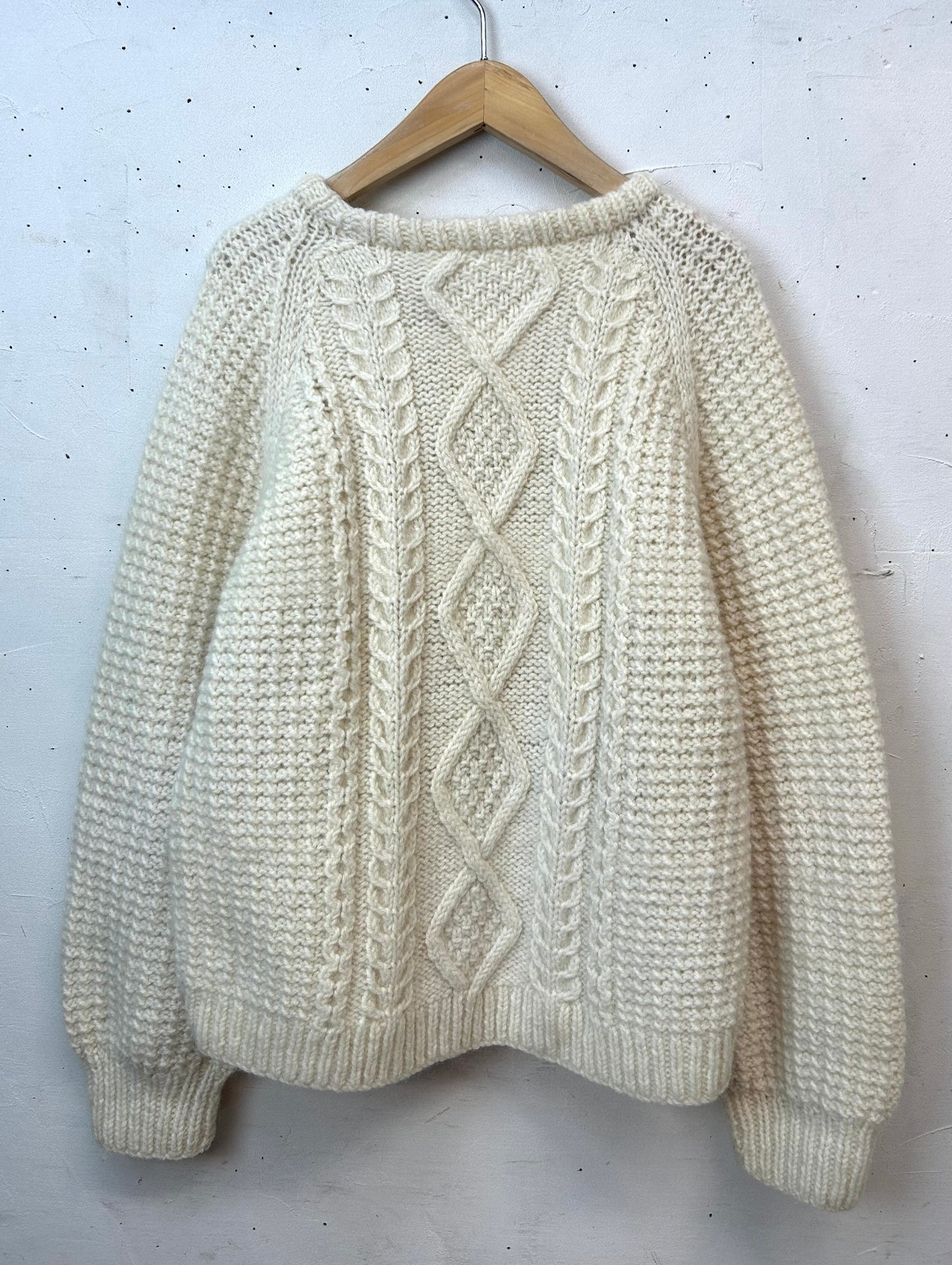 Vintage Wool Knit 〜Handknit Alan〜 [L29182]