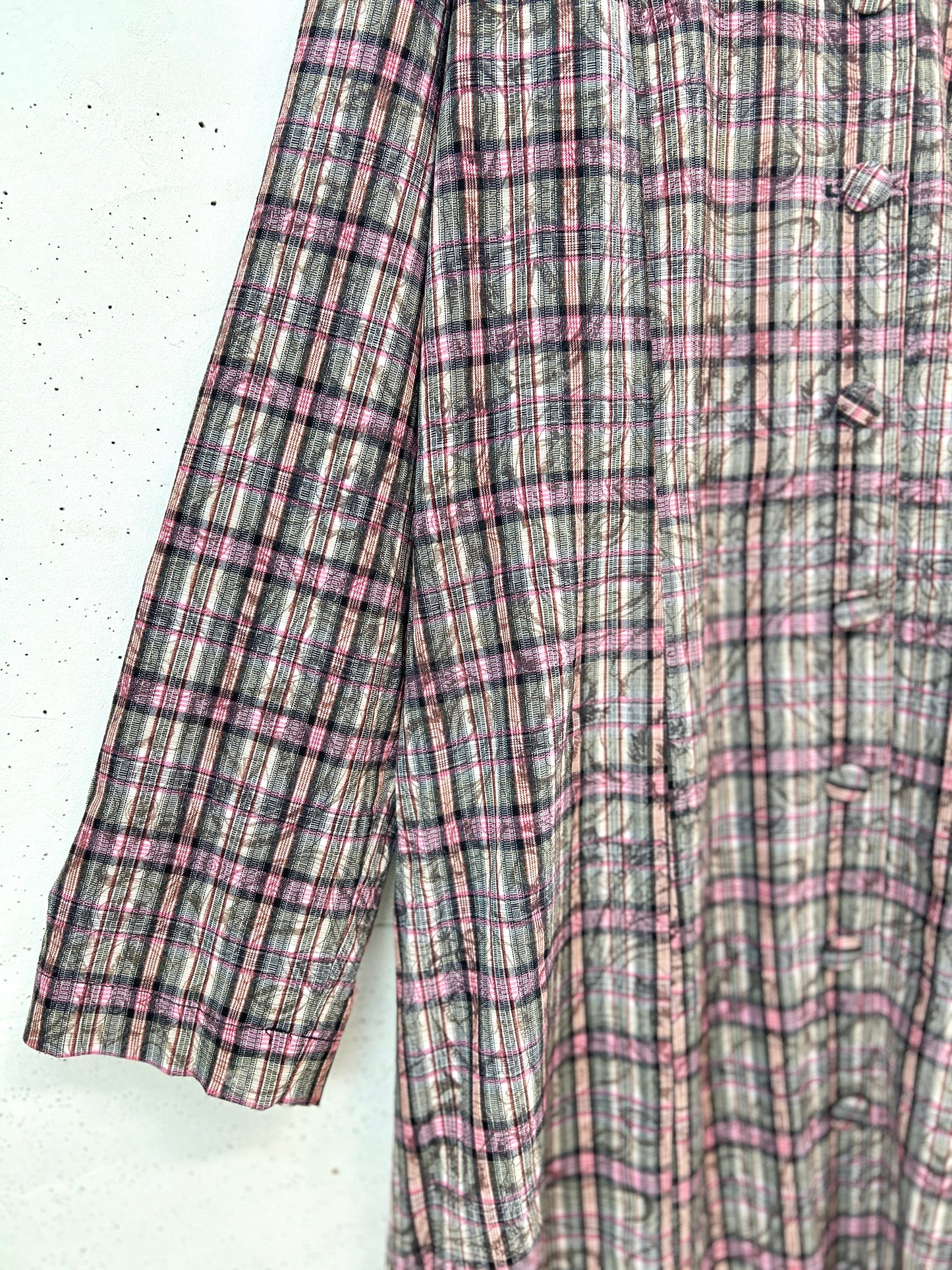 Vintage Plaid Dress [A31382]