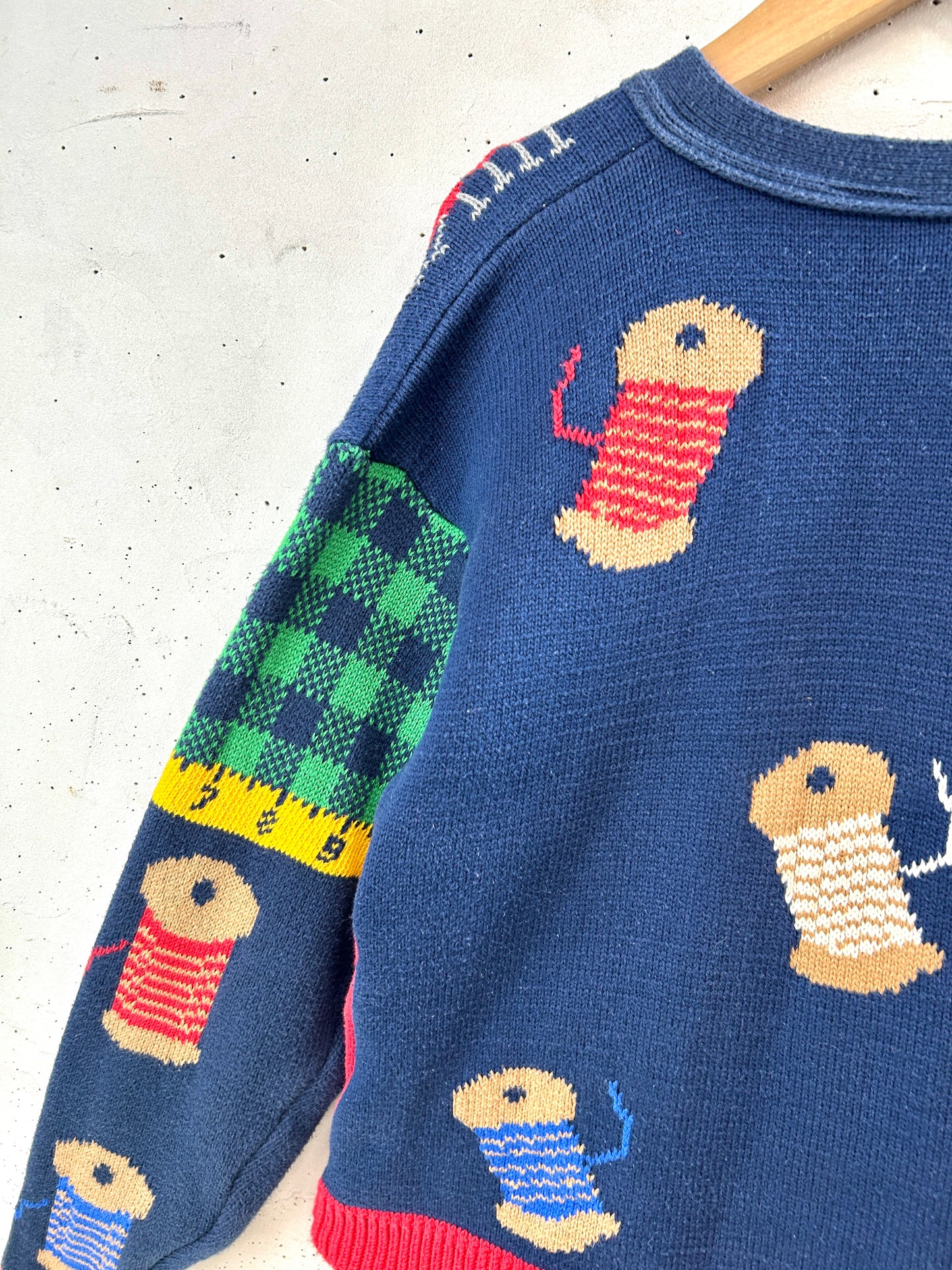 Vintage Knit Cardigan MADE IN USA [L31072]