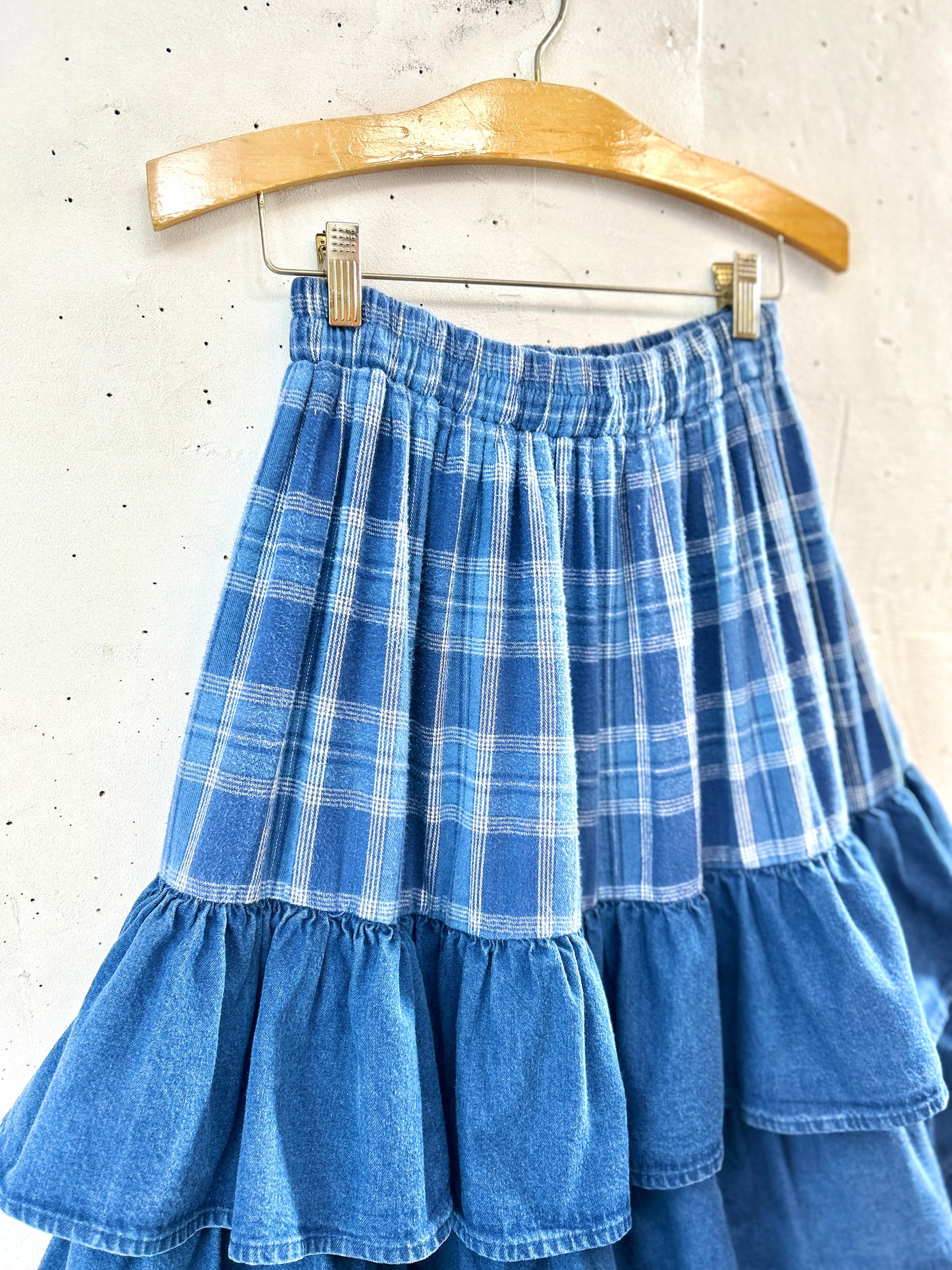 Vintage Denim Skirt MADE IN USA [K30777]
