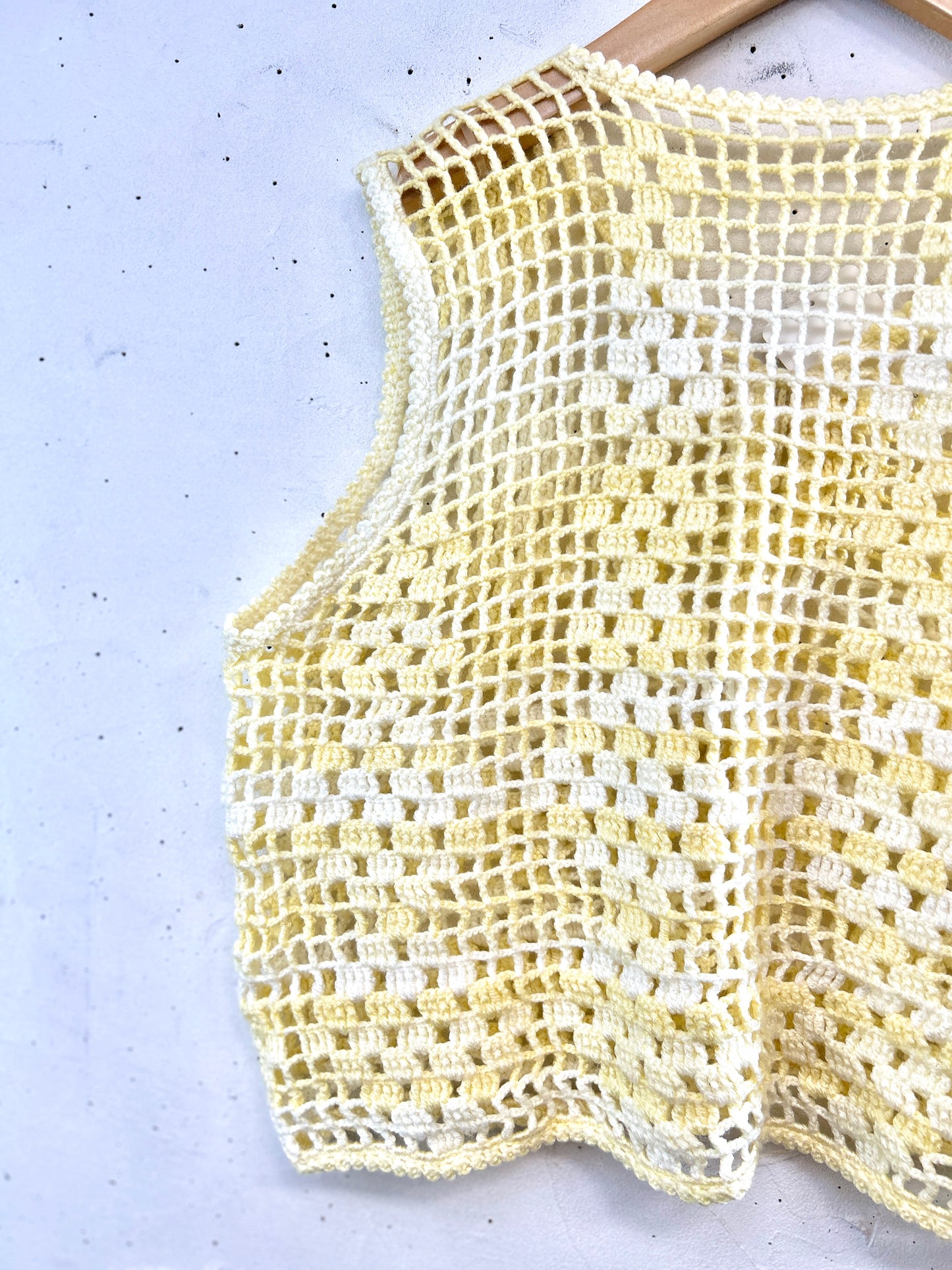 Vintage Knit Vest [A31290]