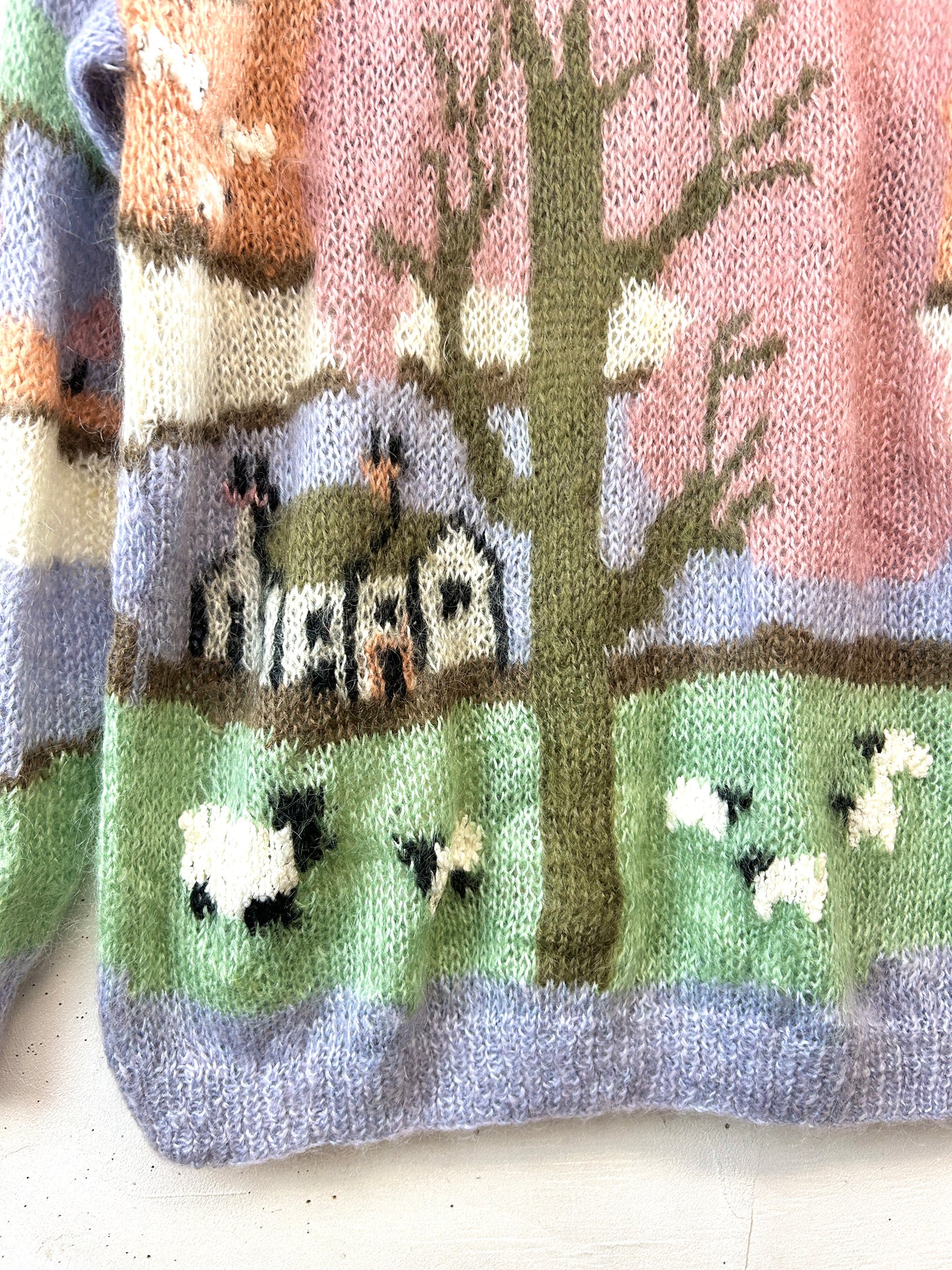 Vintage Mohair Knit Sweater [K30850]