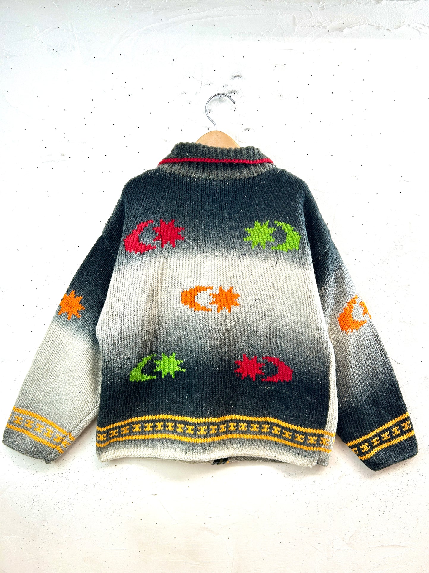 Vintage Hand Knit Cardigan [L31060]