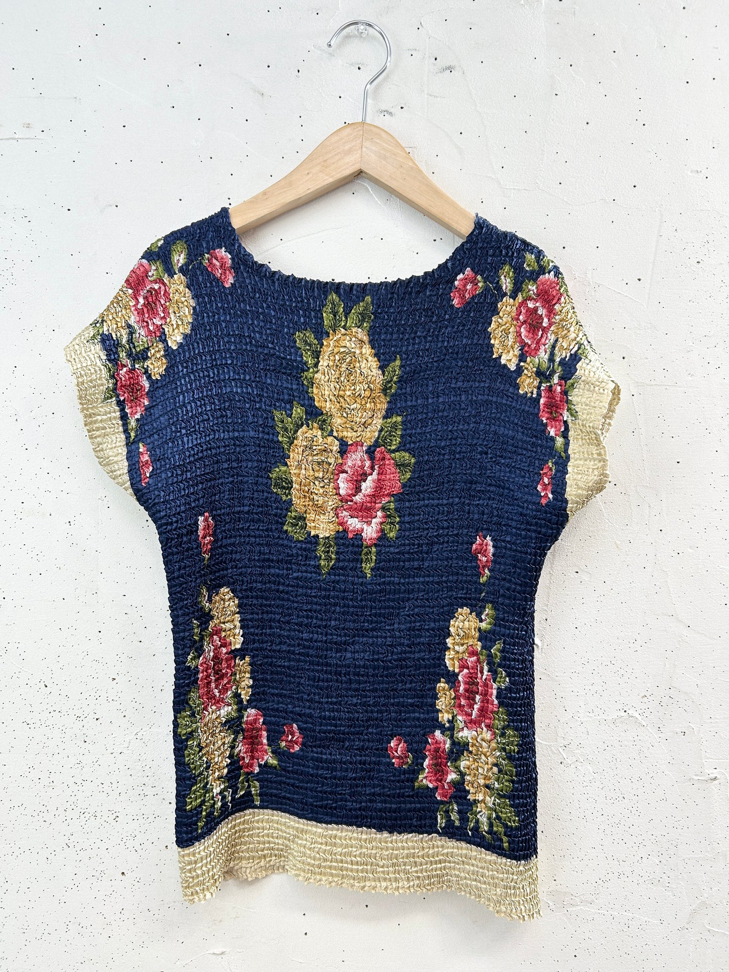 Vintage Pleats Tops [G33305]