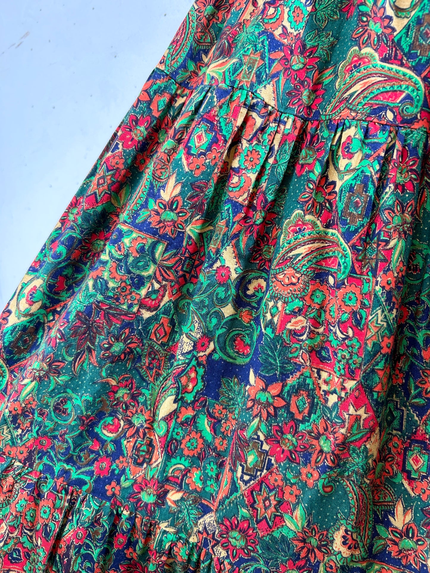 Vintage Tiered Skirt [H30856]