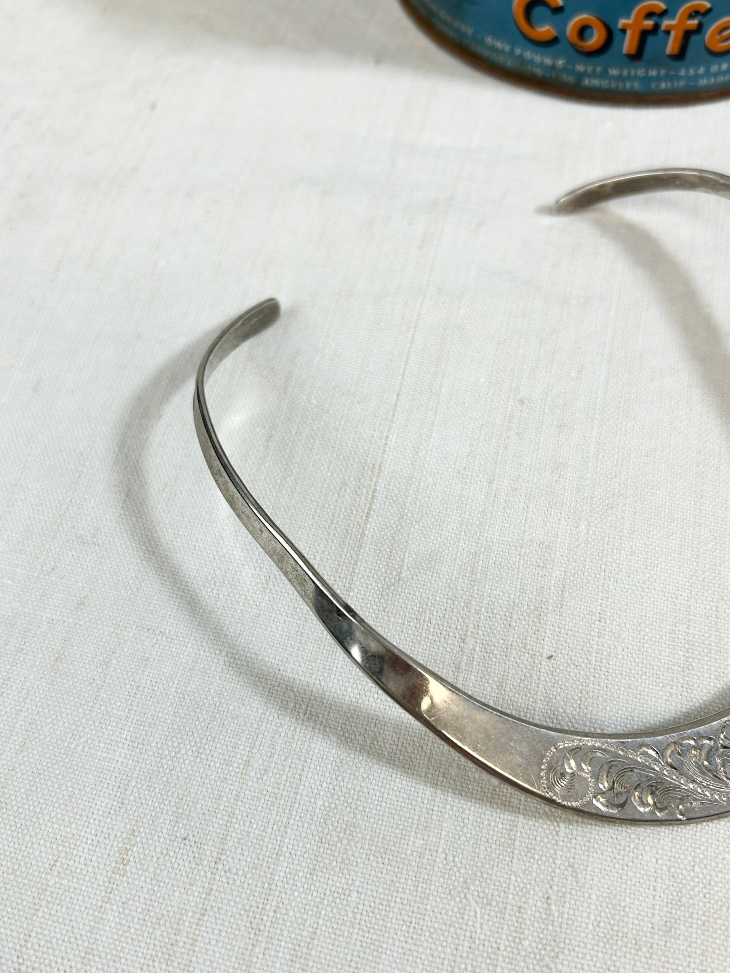 Vintage 925Silver Choker MADE IN MEXICO [I30221]