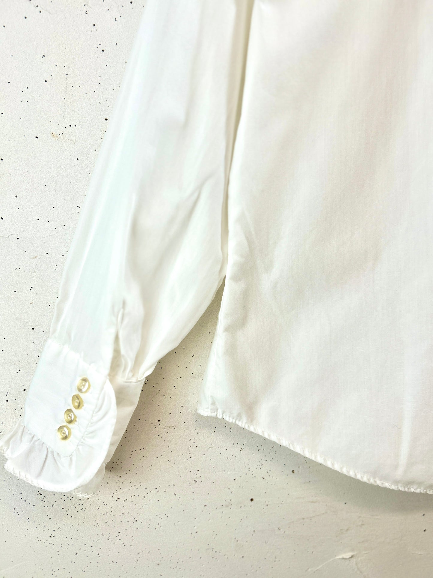 Vintage White Blouse  MADE IN USA[K30845]