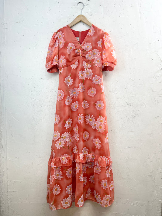 '70s Vintage Dress 〜Vera Mont Paris〜 [F32749]