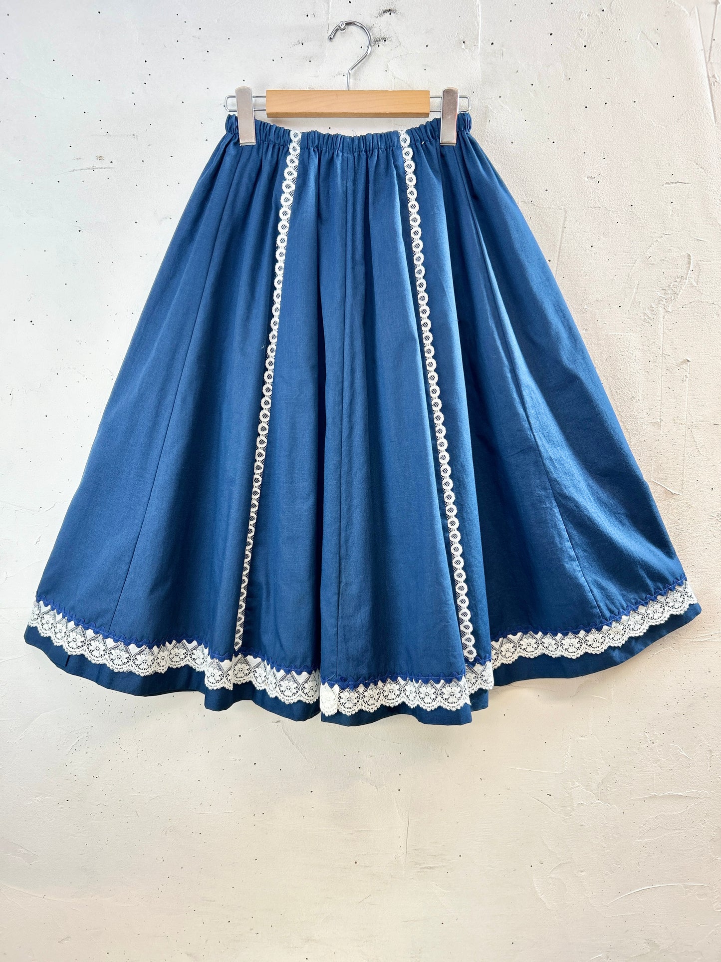 ’70s Patchwork Skirt Reversible [H30864]