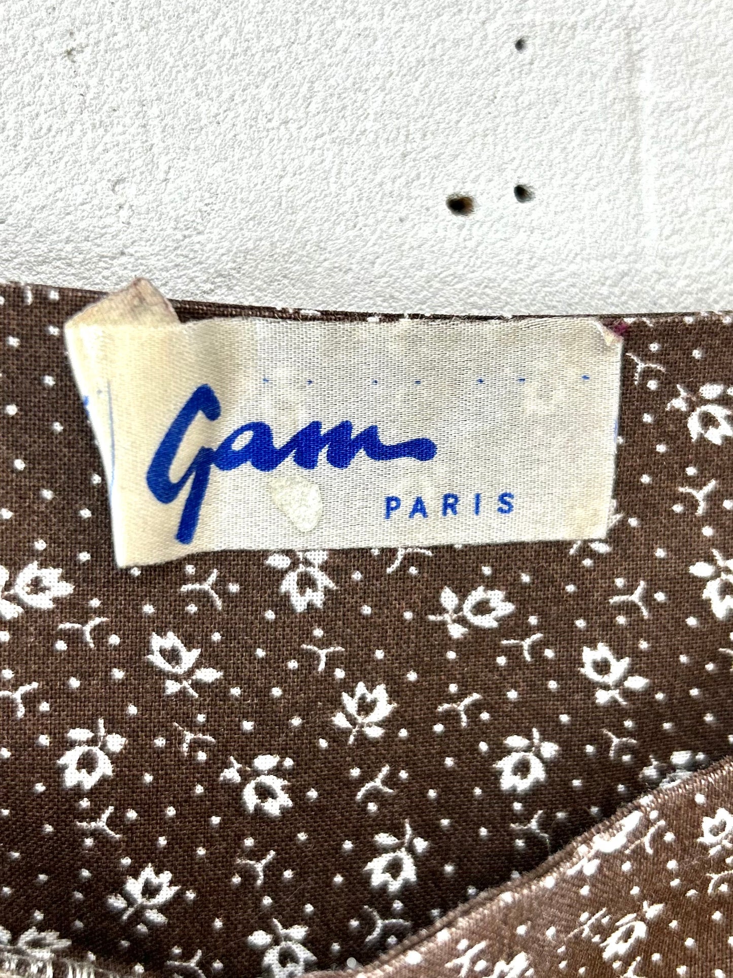 '70s Vintage Dress MADE IN FRANCE [G30644]